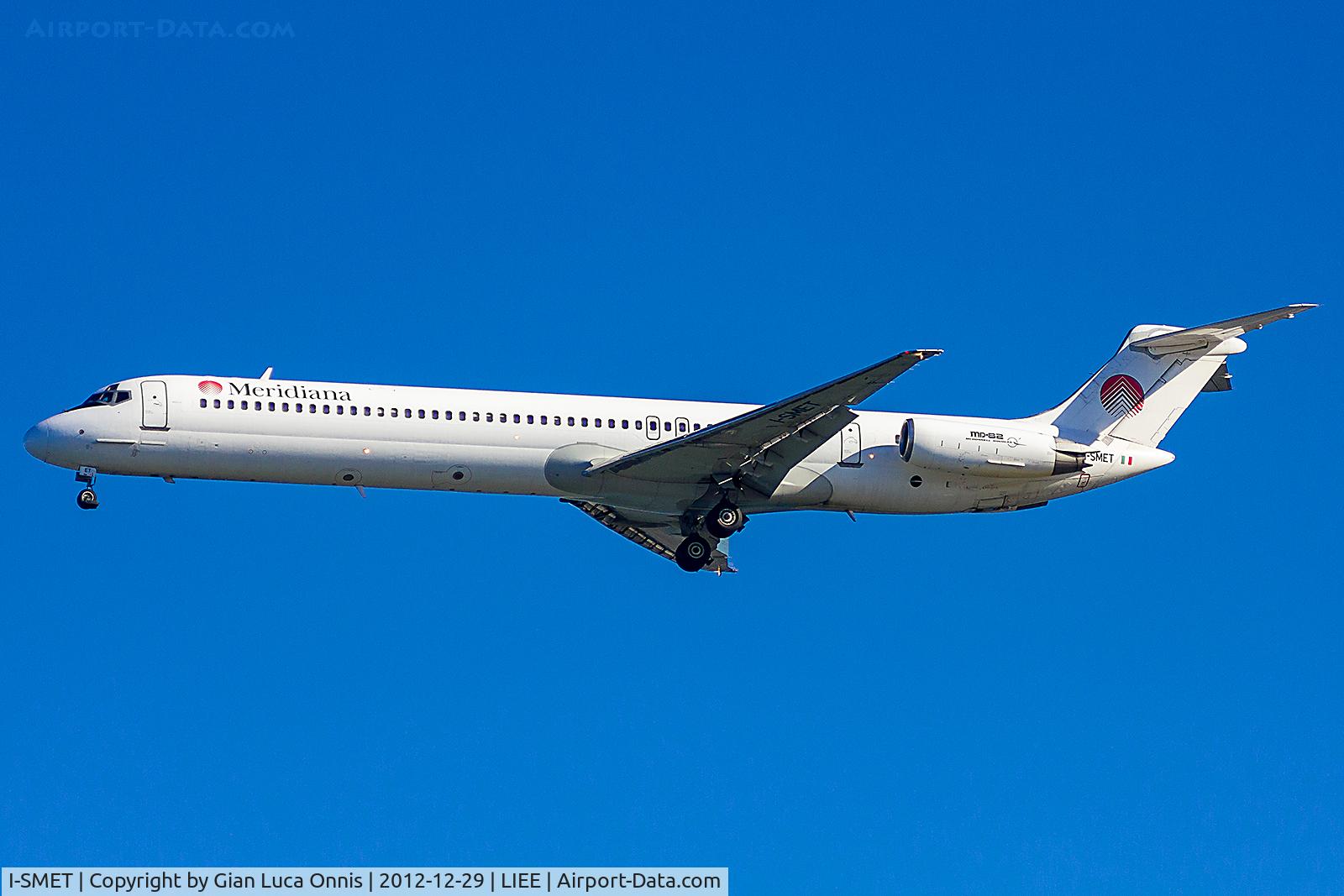 I-SMET, 1987 McDonnell Douglas MD-82 (DC-9-82) C/N 49531, LANDING 32L