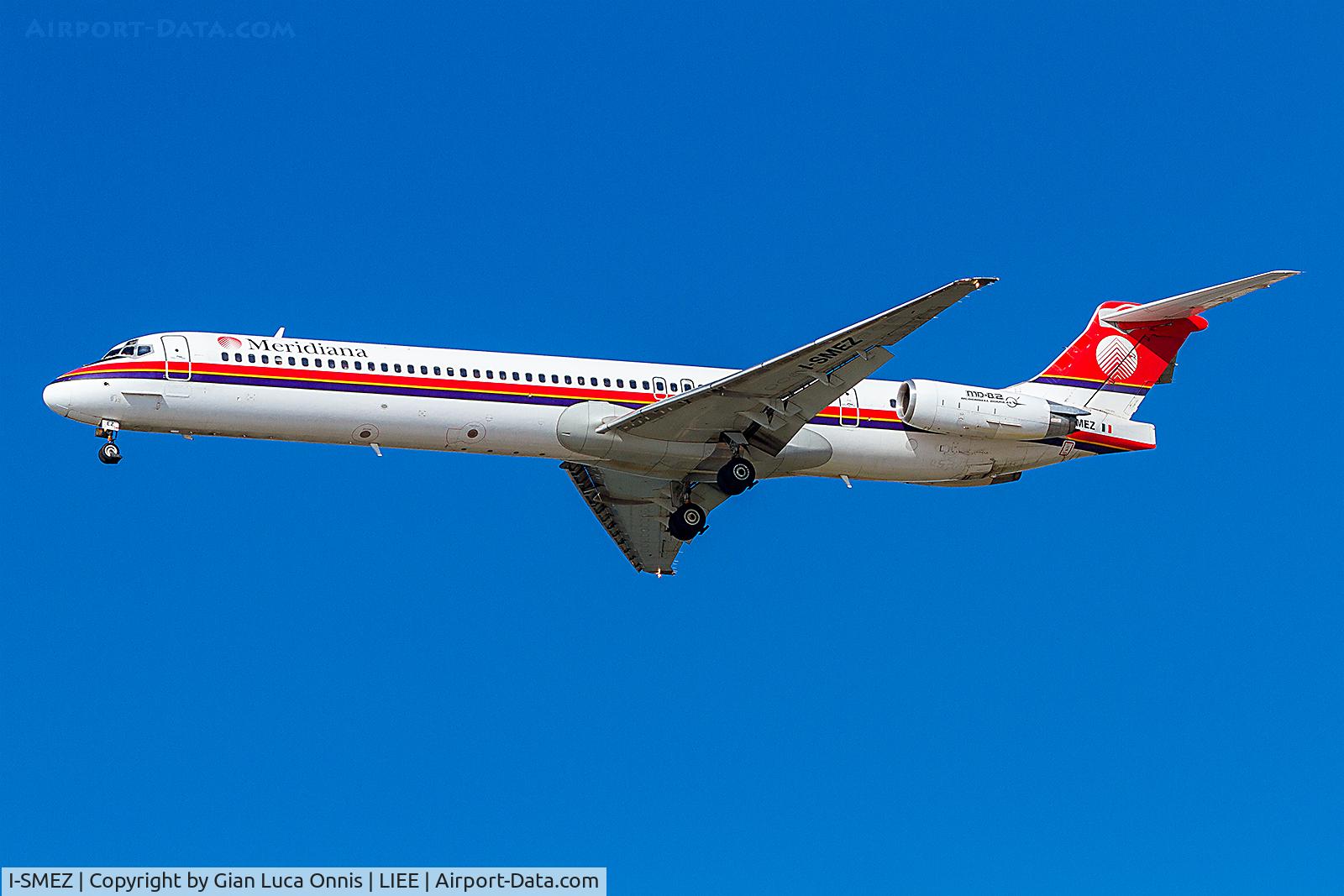 I-SMEZ, 1991 McDonnell Douglas MD-82 (DC-9-82) C/N 49903, LANDING 32L
