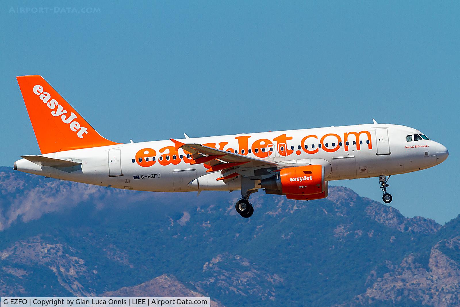G-EZFO, 2009 Airbus A319-111 C/N 4080, LANDING 32L