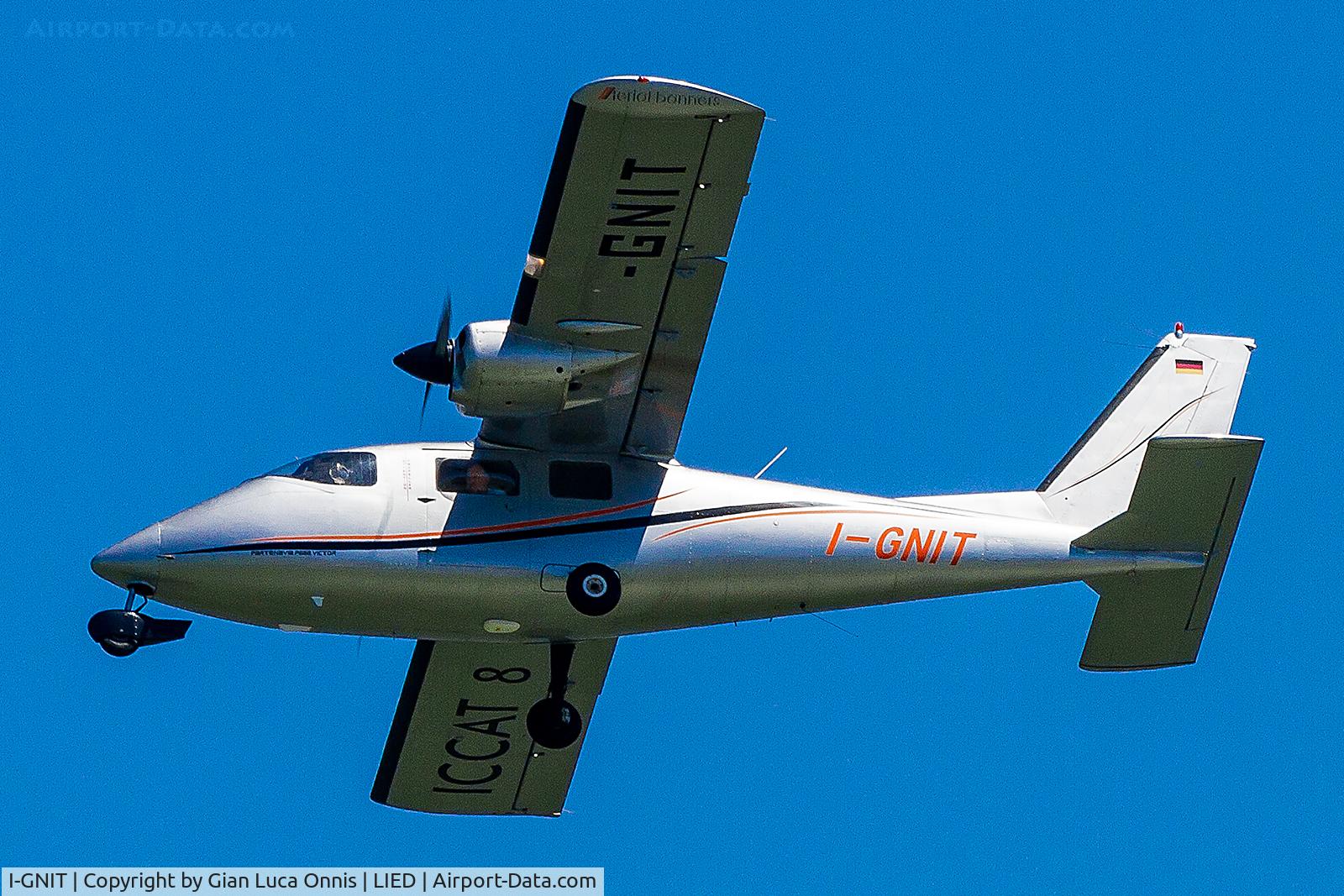 I-GNIT, Partenavia P.68B Victor C/N 23, LANDING 32L