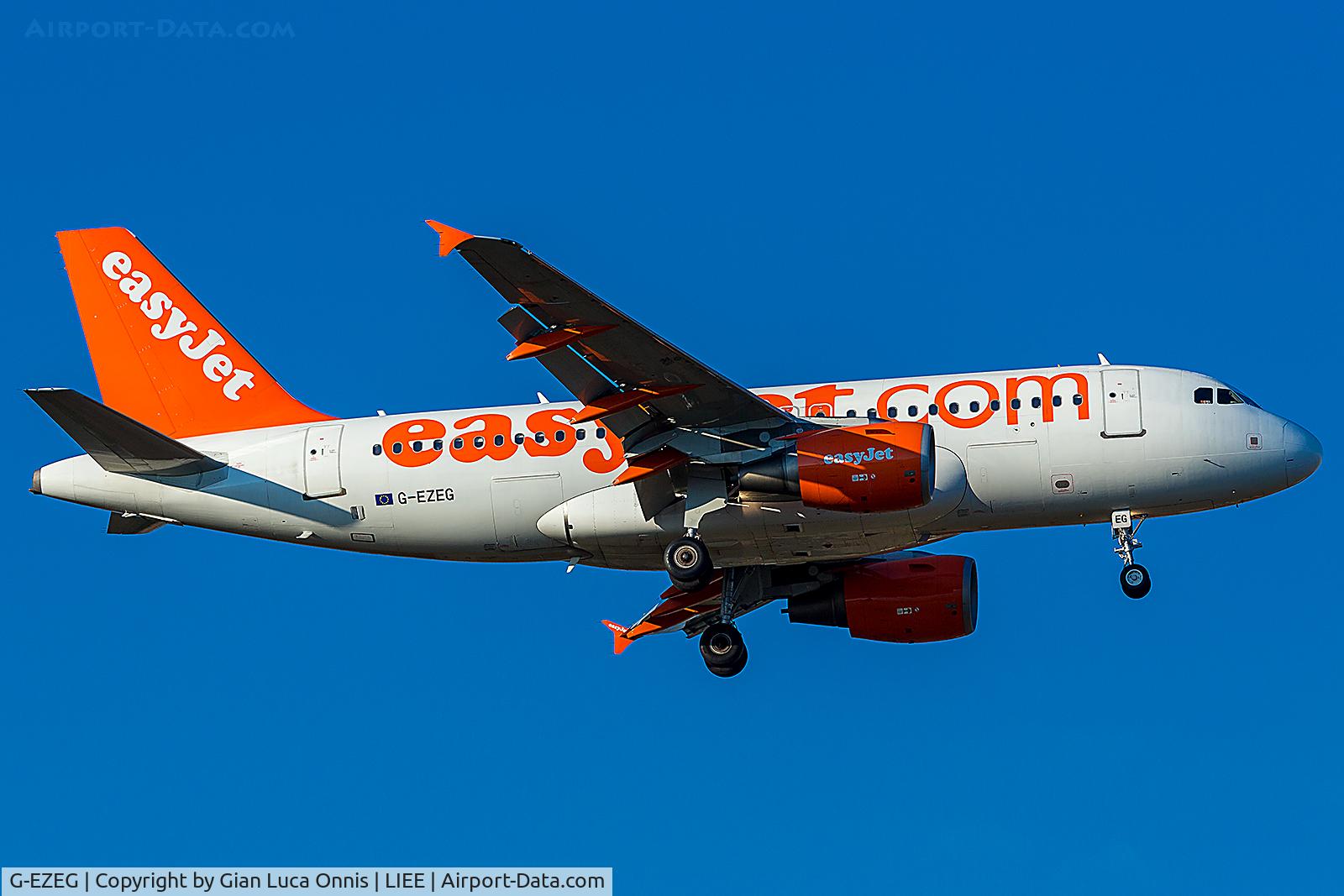 G-EZEG, 2004 Airbus A319-111 C/N 2181, LANDING 14R