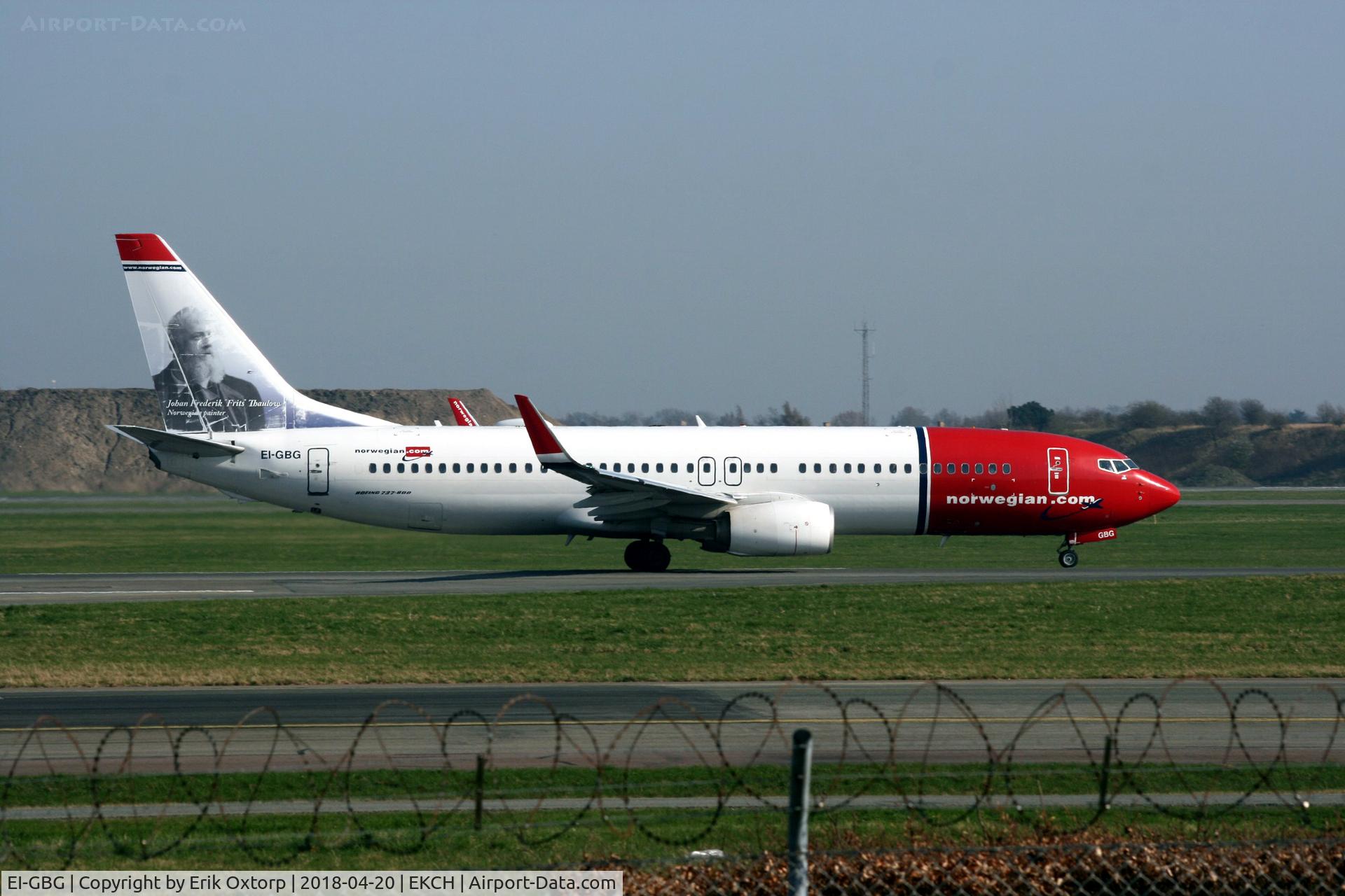 EI-GBG, 2013 Boeing 737-8JP C/N 39023, EI-GBG taking off rw 22R