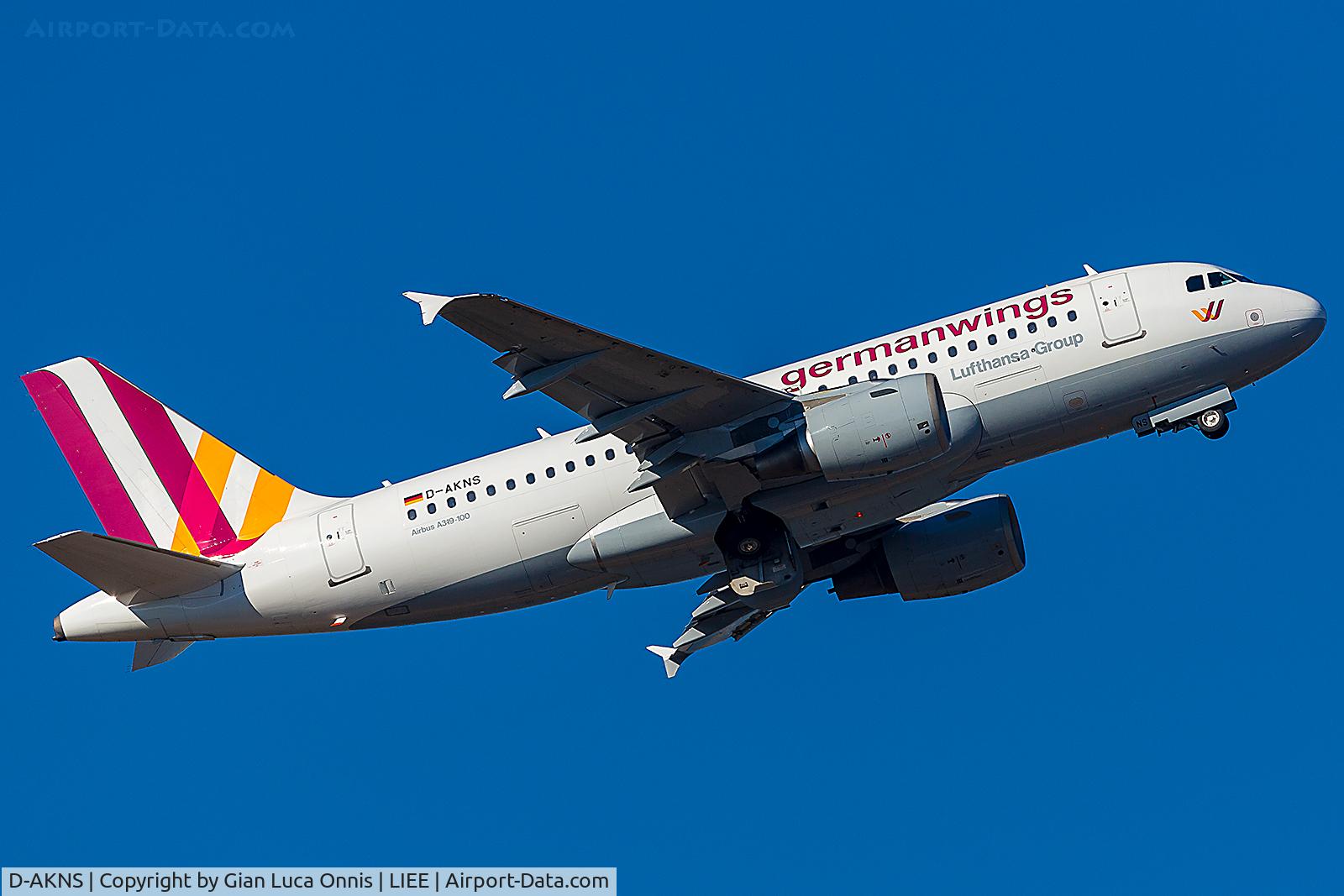 D-AKNS, 2000 Airbus A319-112 C/N 1277, TAKEOFF 32L