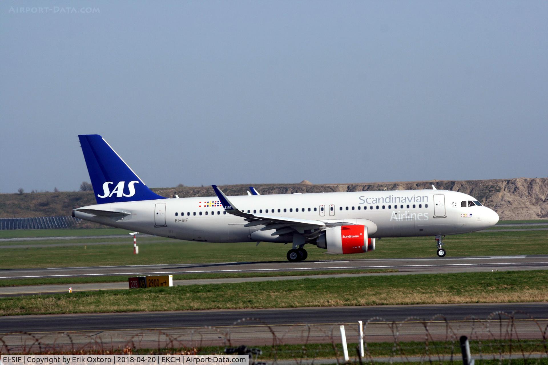 EI-SIF, 2018 Airbus A320-251N C/N 8109, EI-SIF taking off rw 22R