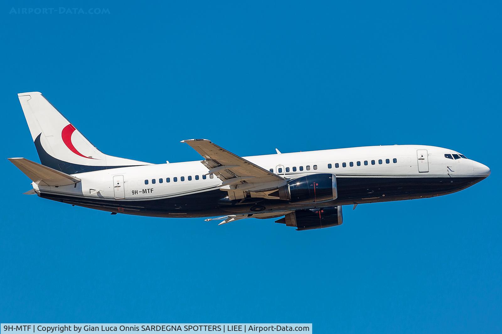 9H-MTF, 1987 Boeing 737-329 C/N 23774, TAKEOFF 32L