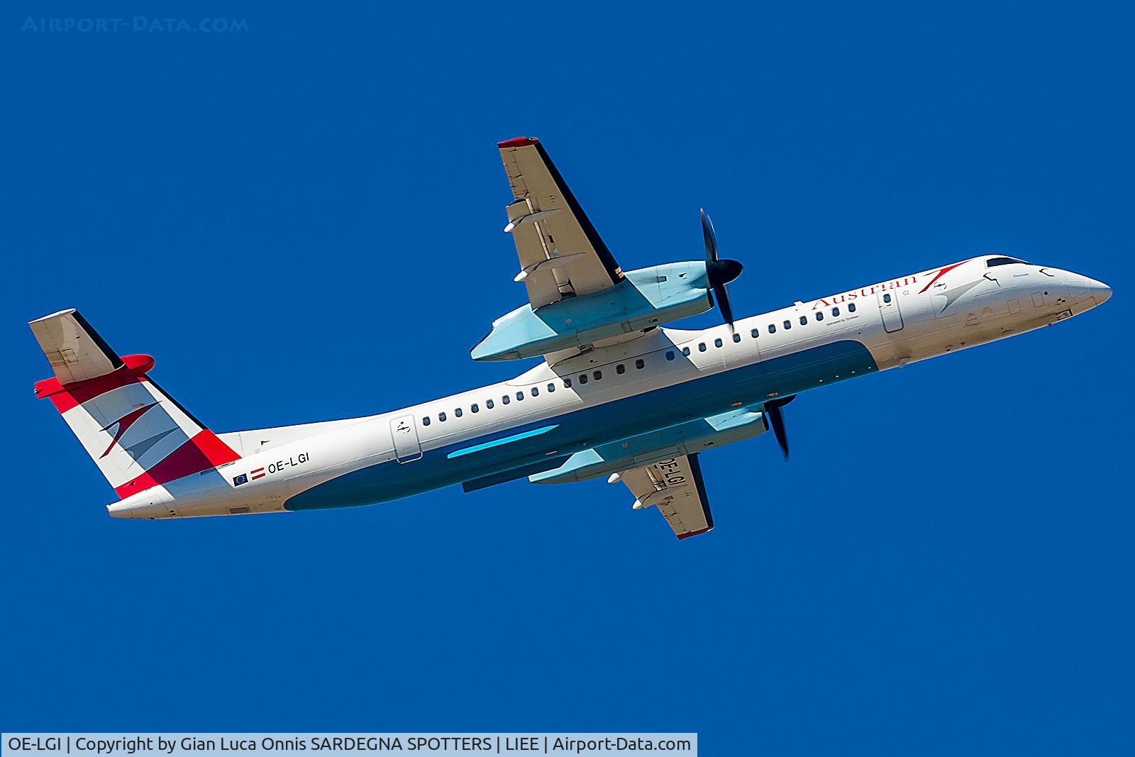 OE-LGI, 2004 De Havilland Canada DHC-8-402Q Dash 8 C/N 4100, TAKEOFF 32L