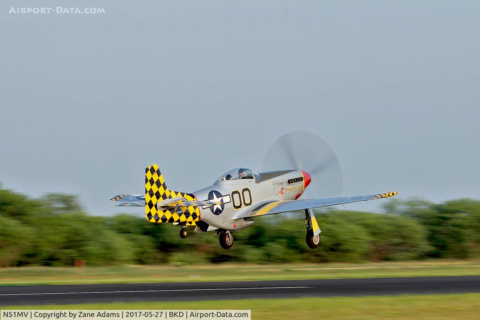 N51MV, 1945 North American F-51D Mustang C/N 45-11391, At the 2017 Breckenridge Airshow