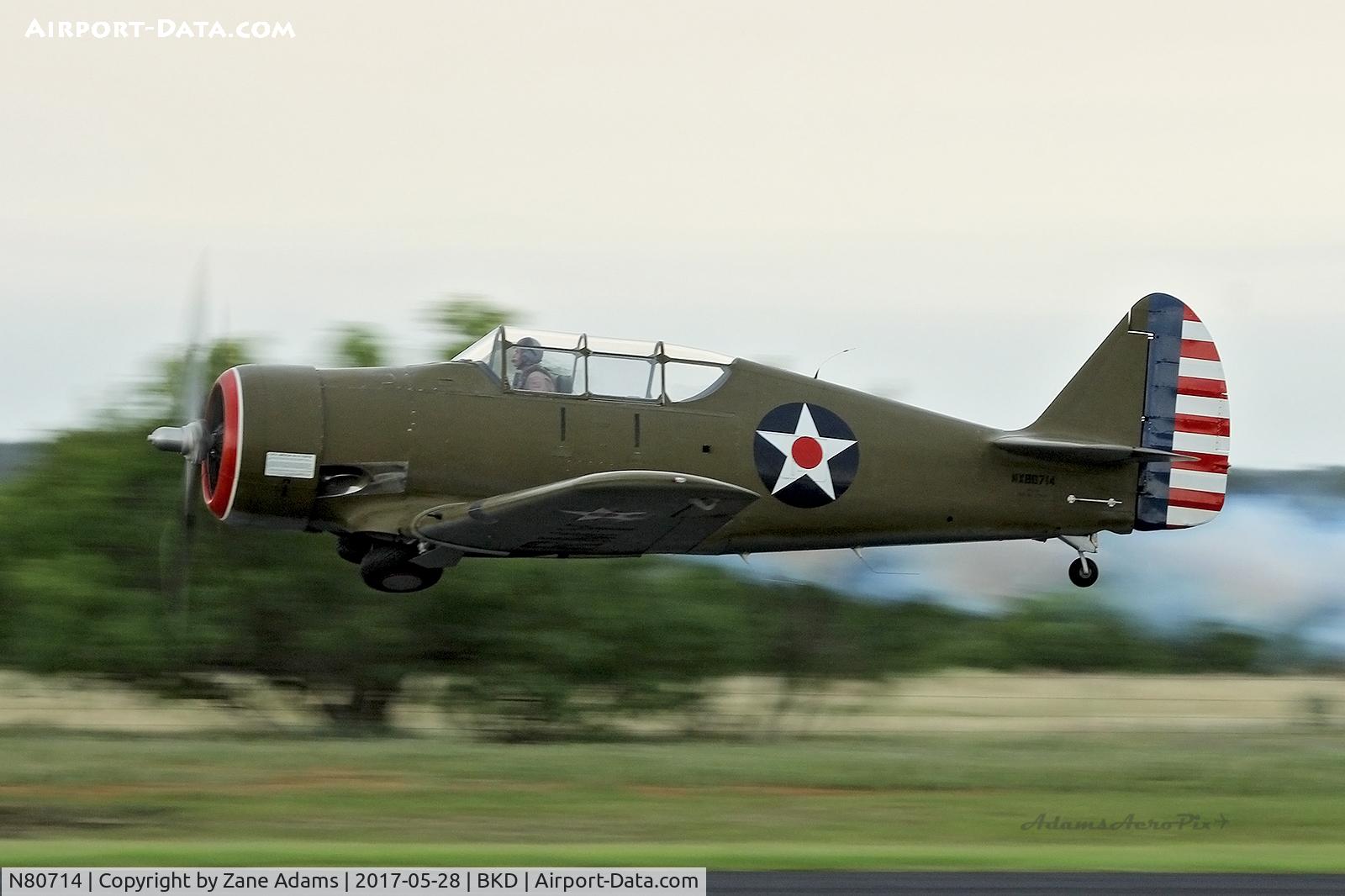 N80714, North American SNJ-4 Texan C/N 88-12885, At the 2017 Breckenridge Airshow