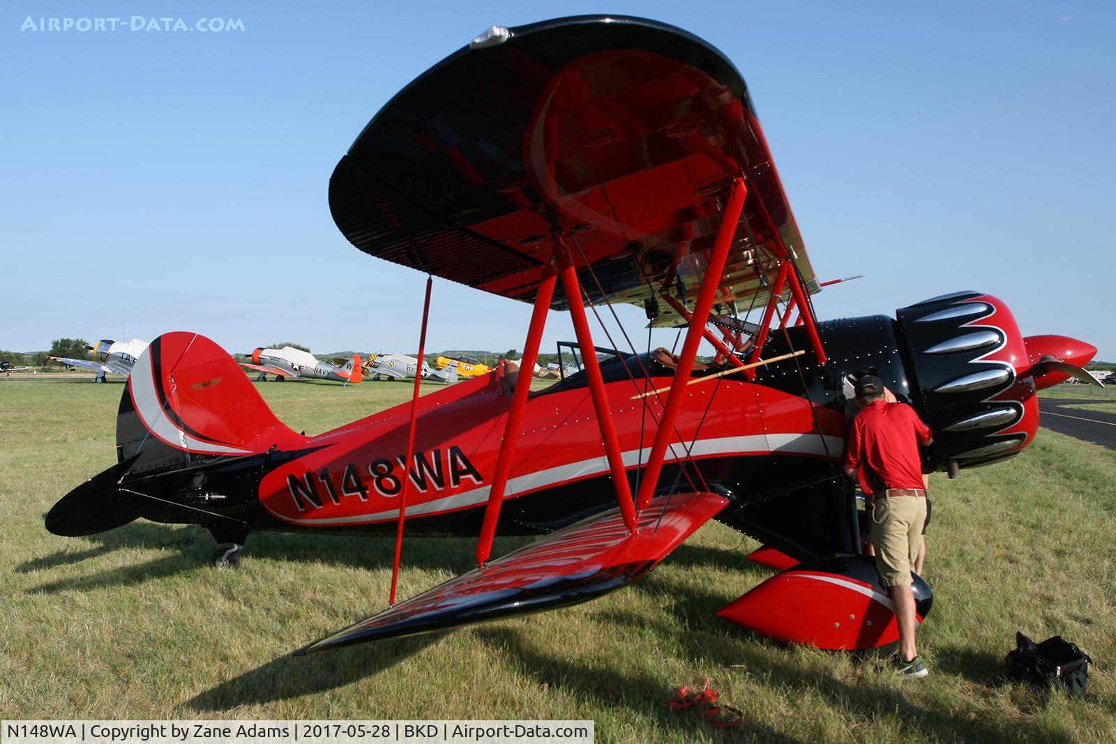 N148WA, 2017 Waco YMF-F5C C/N F5C-8-148, At the 2017 Breckenridge Airshow
