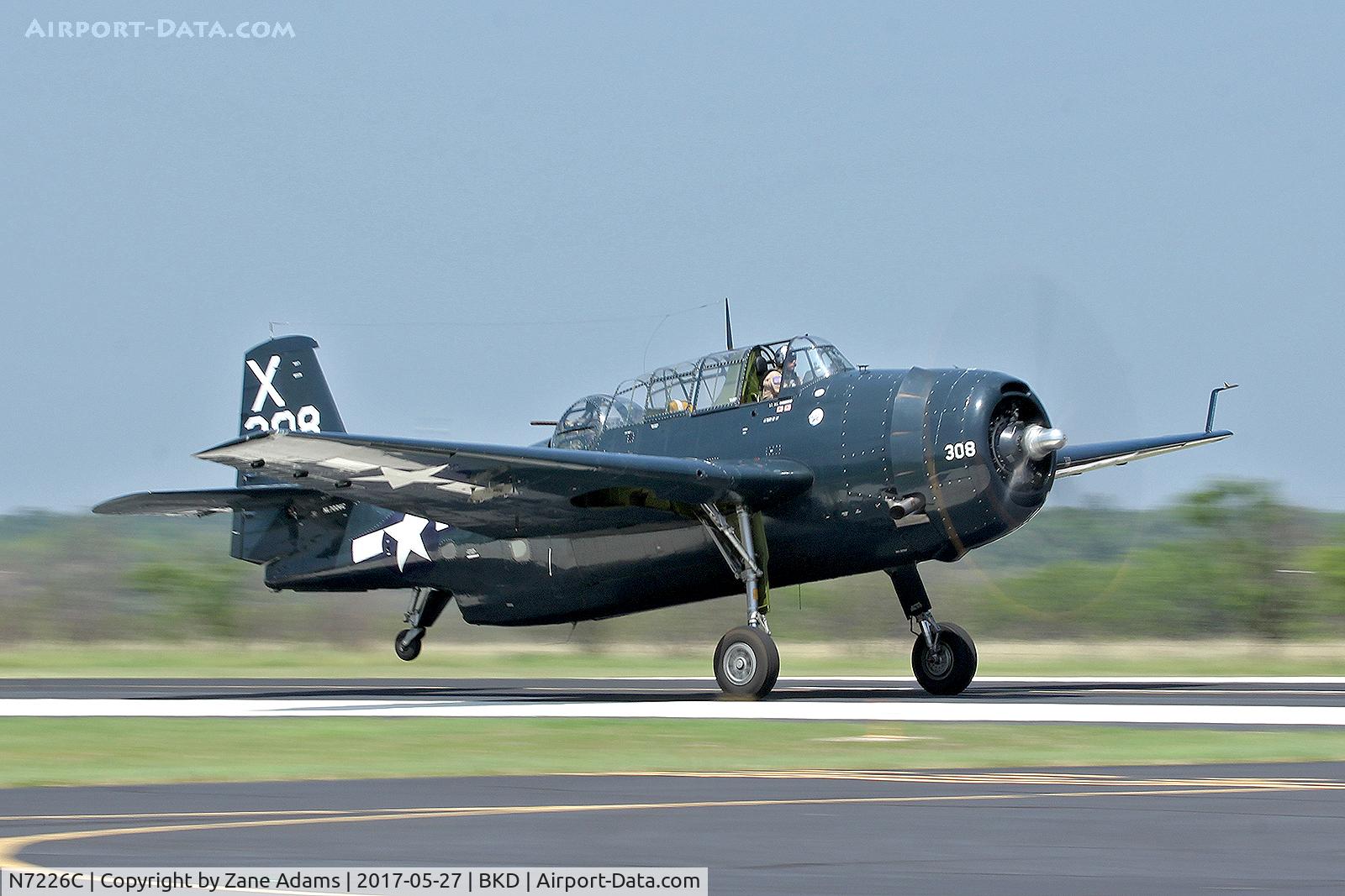 N7226C, Grumman TBM-3E Avenger C/N 85938, At the 2017 Breckenridge Airshow