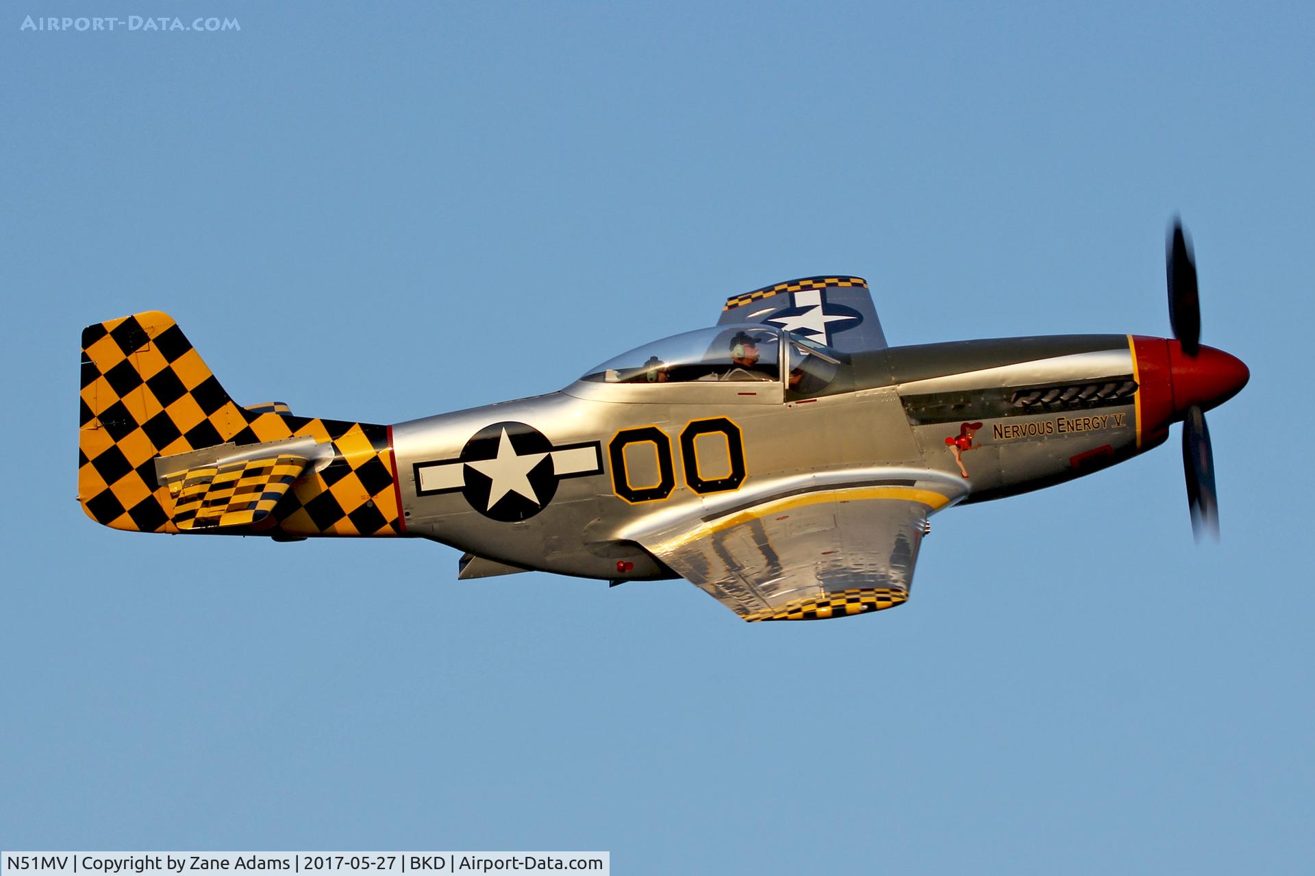 N51MV, 1945 North American F-51D Mustang C/N 45-11391, At the 2017 Breckenridge Airshow
