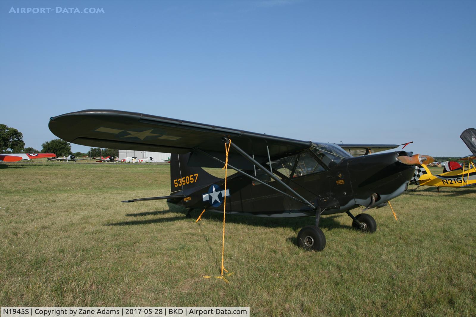 N1945S, Stinson L-5G Sentinel C/N 76-4640, At the 2017 Breckenridge Airshow