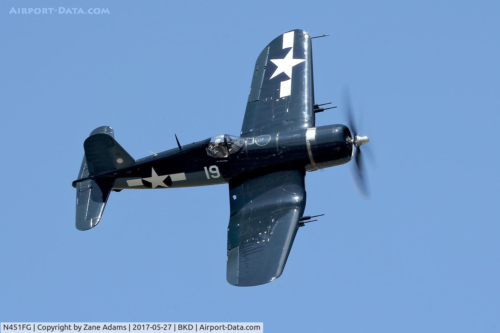 N451FG, 1945 Goodyear FG-1D Corsair C/N 3660, At the 2017 Breckenridge Airshow
