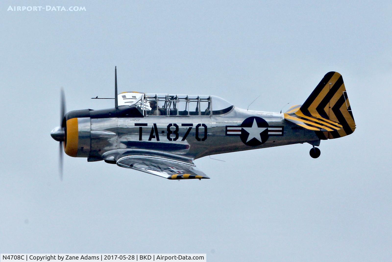 N4708C, 1941 North American AT-6F Texan C/N F48-1870, At the 2017 Breckenridge Airshow