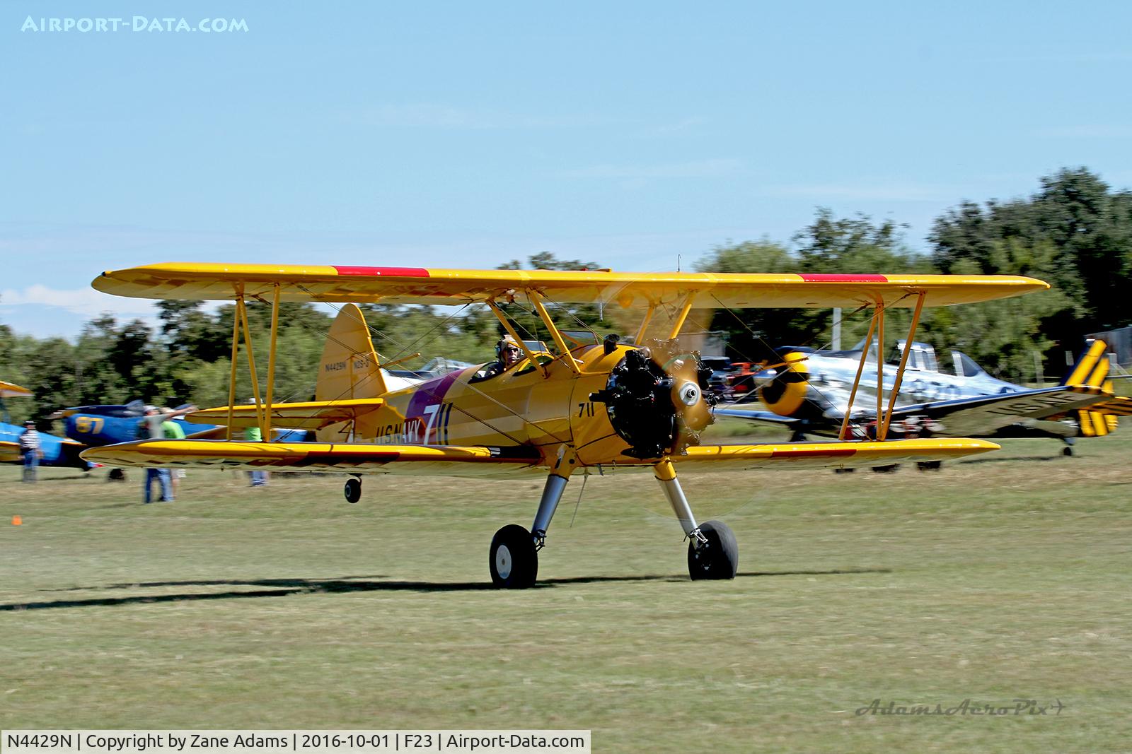 N4429N, 1941 Boeing B75N1 C/N 75-6635, At the 2017 Ranger Fly-in