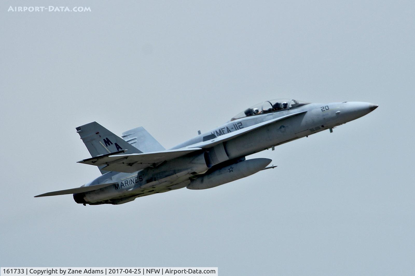 161733, McDonnell Douglas F/A-18B Hornet C/N 86/B026, At NAS Fort Worth
