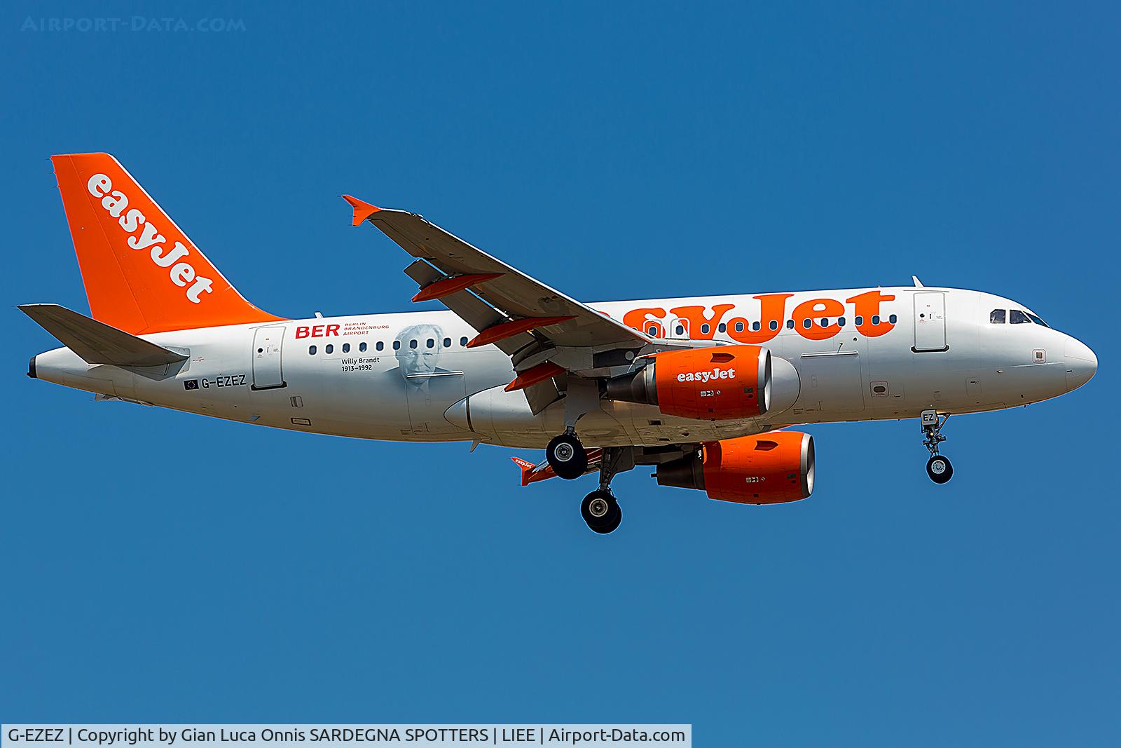 G-EZEZ, 2004 Airbus A319-111 C/N 2360, LANDING 14R