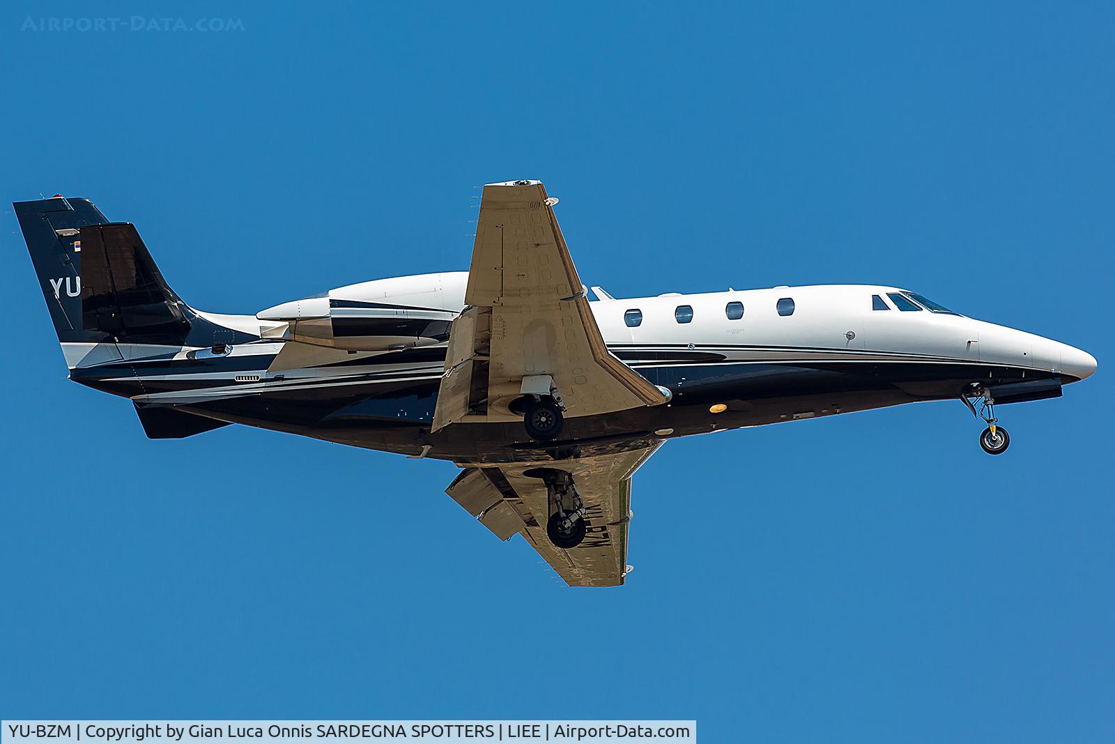 YU-BZM, 2009 Cessna 560XLS Citation Excel+ C/N 560-6037, LANDING 14R