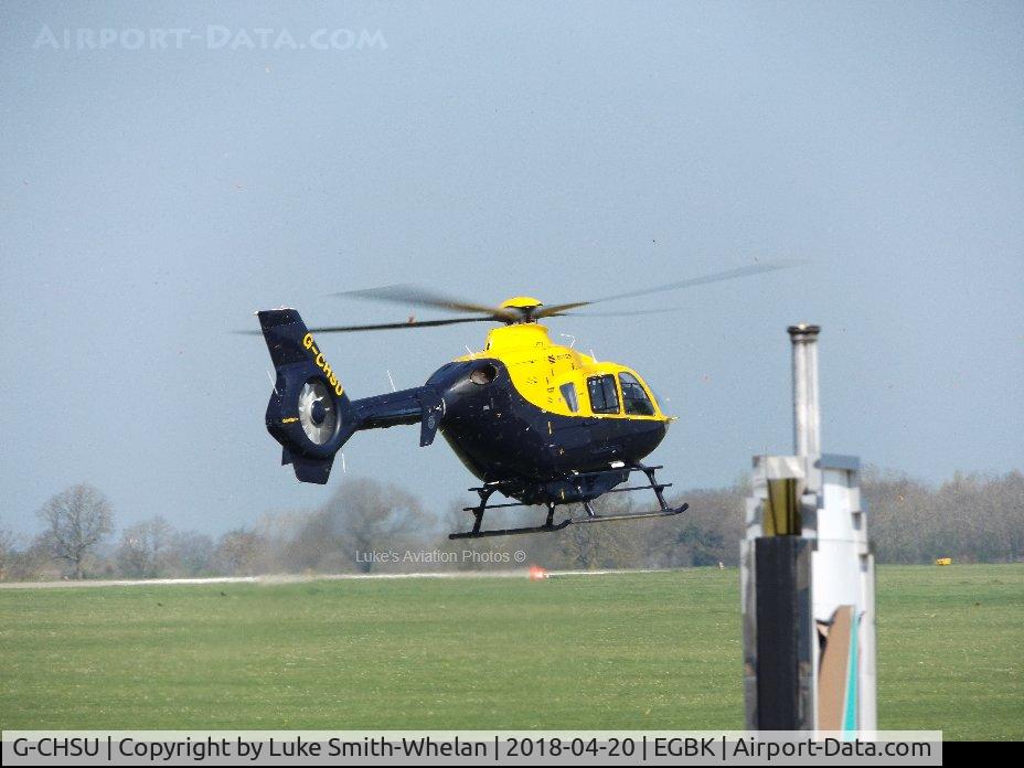G-CHSU, 1998 Eurocopter EC-135T-1 C/N 0079, At Sywell Aerodrome.