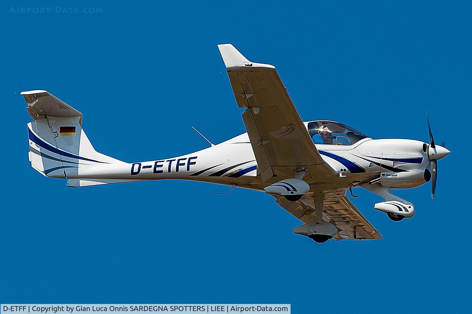 D-ETFF, 2011 Diamond DA-40NG Diamond Star C/N 40.N030, LANDING 14R