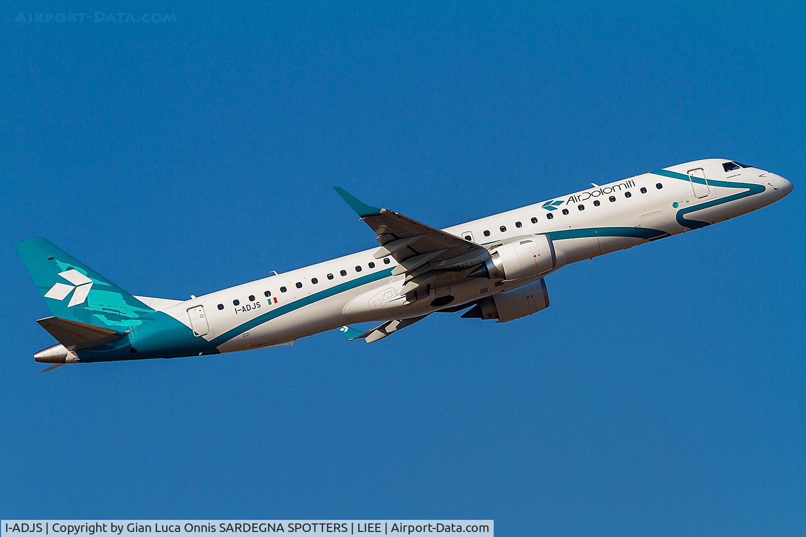 I-ADJS, 2013 Embraer 195LR (ERJ-190-200LR) C/N 19000597, TAKEOFF 32L