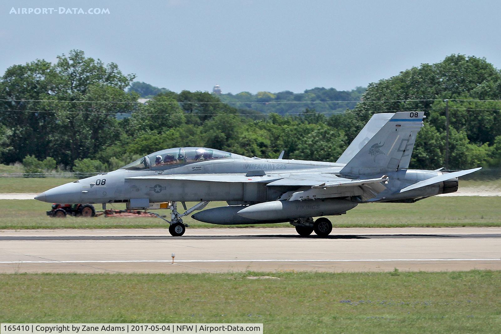 165410, McDonnell Douglas F/A-18D Hornet C/N 1434/D141, At NAS Fort Worth