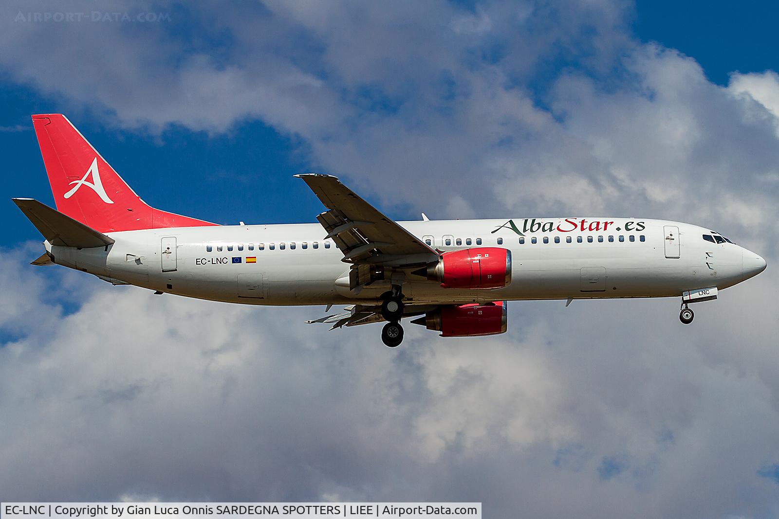 EC-LNC, 1990 Boeing 737-4K5 C/N 24130, LANDING 14R