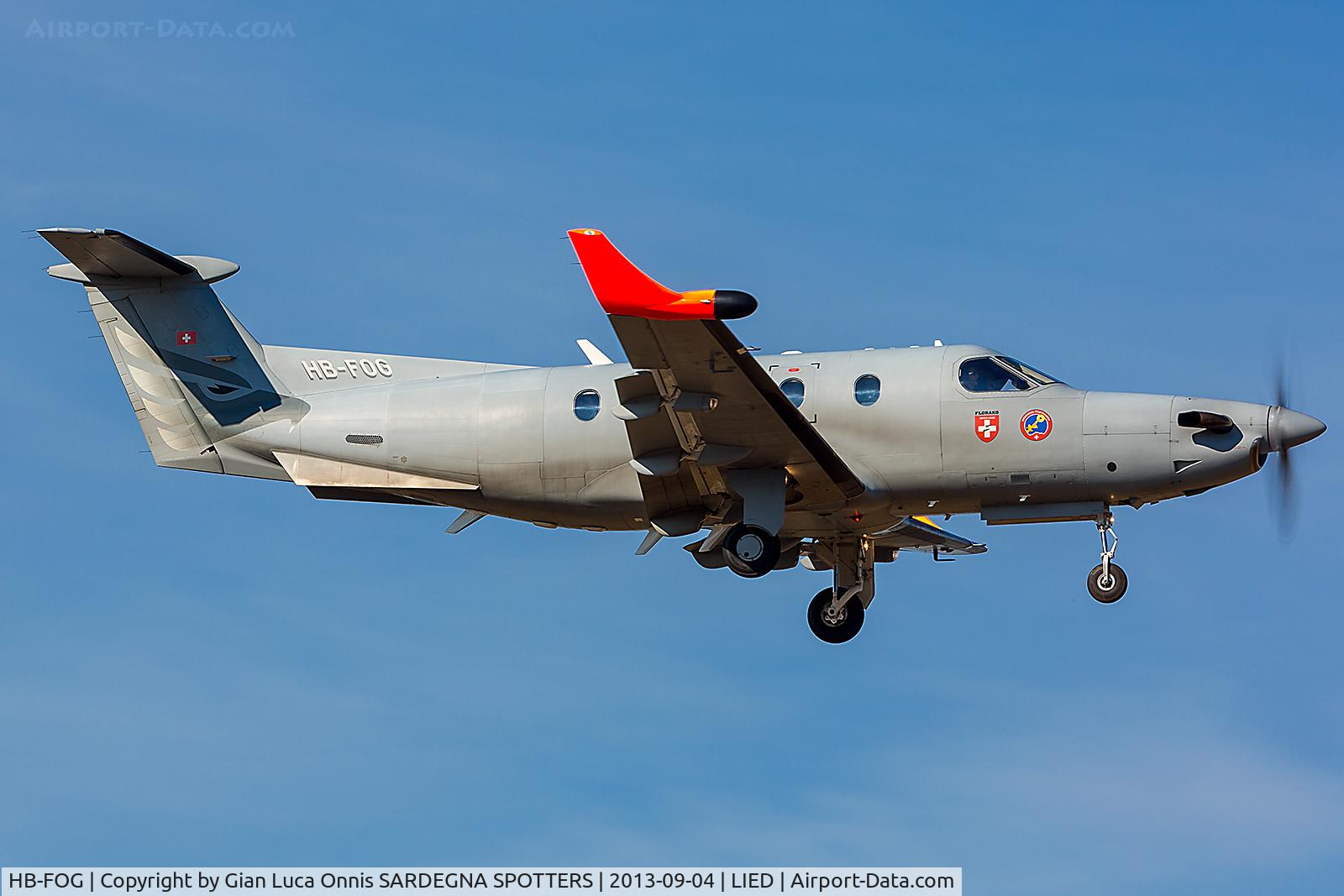 HB-FOG, 1996 Pilatus PC-12M Eagle C/N 134, LANDING 35R