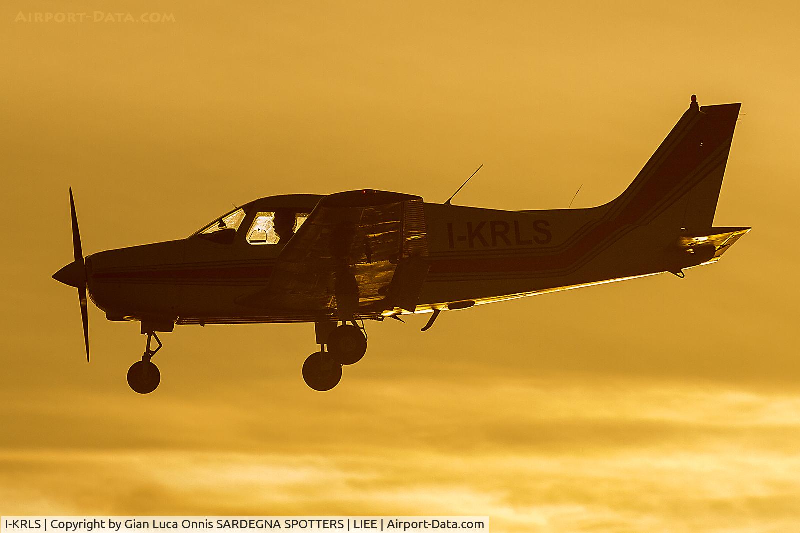 I-KRLS, 1988 Piper PA-28-161 Warrior II C/N 28-41033, LANDING 14R