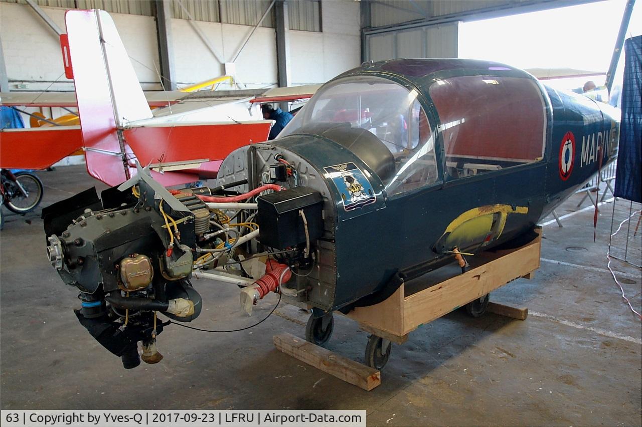 63, Morane-Saulnier MS.893-100S Rallye C/N 2463, Morane-Saulnier MS.893-100S Rallye, Morlaix-Ploujean airport (LFRU-MXN) Air show 2017