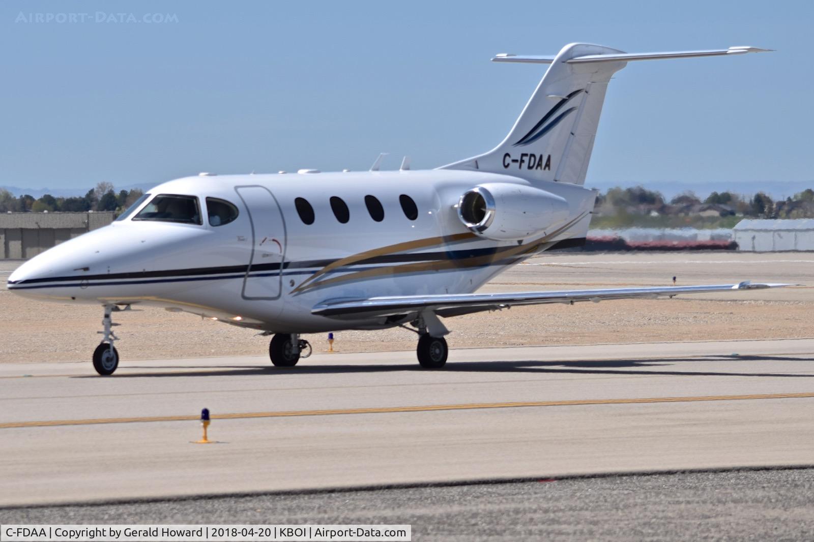 C-FDAA, 2003 Beech 390 Premier 1 C/N RB-58, Taxiing on Alpha.