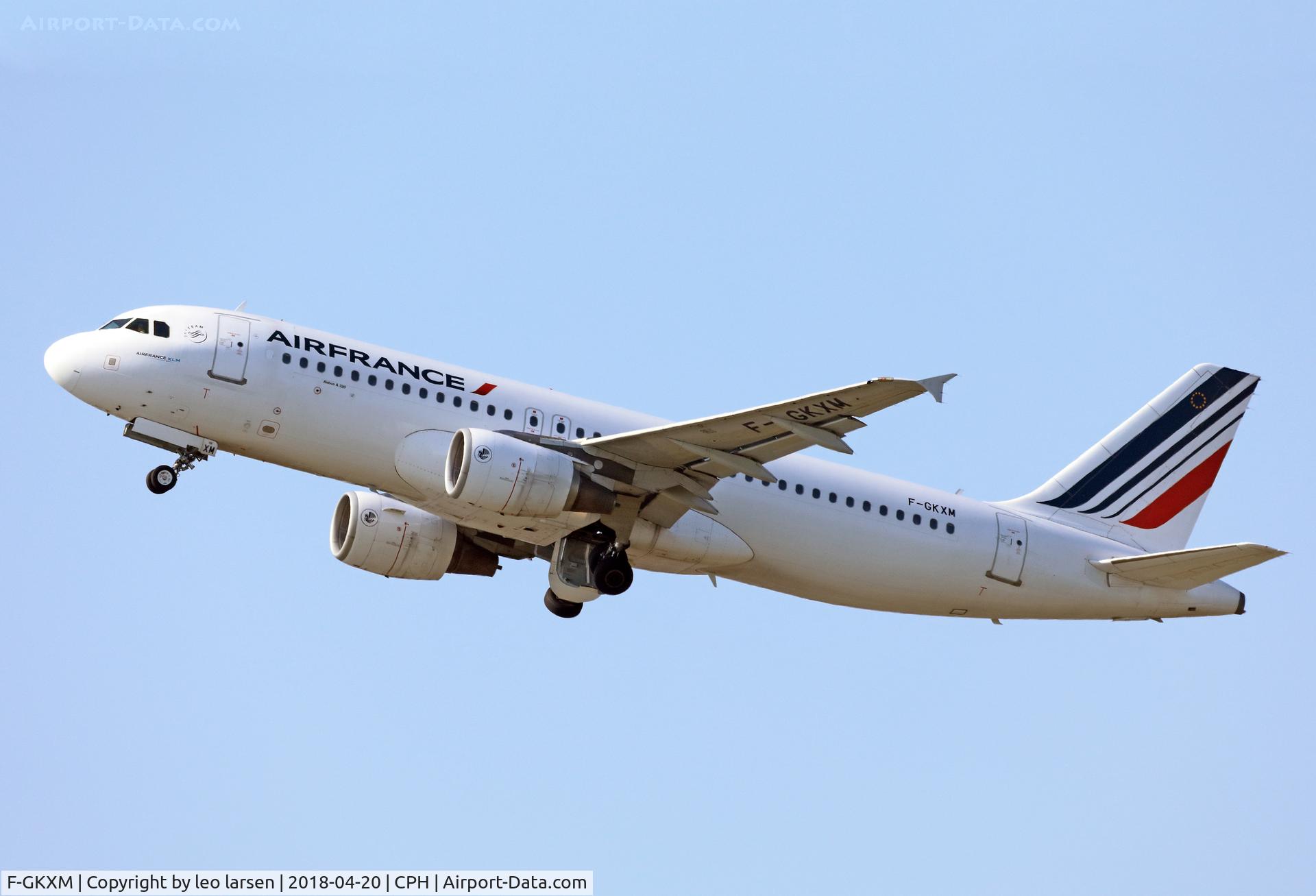 F-GKXM, 2006 Airbus A320-214 C/N 2721, Copenhagen 20.4.2018