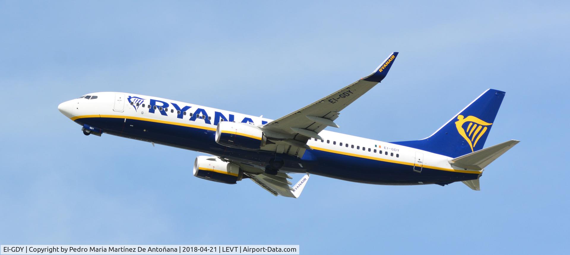 EI-GDY, 2018 Boeing 737-800 C/N 44818, Foronda - Vitoria-Gasteiz - España