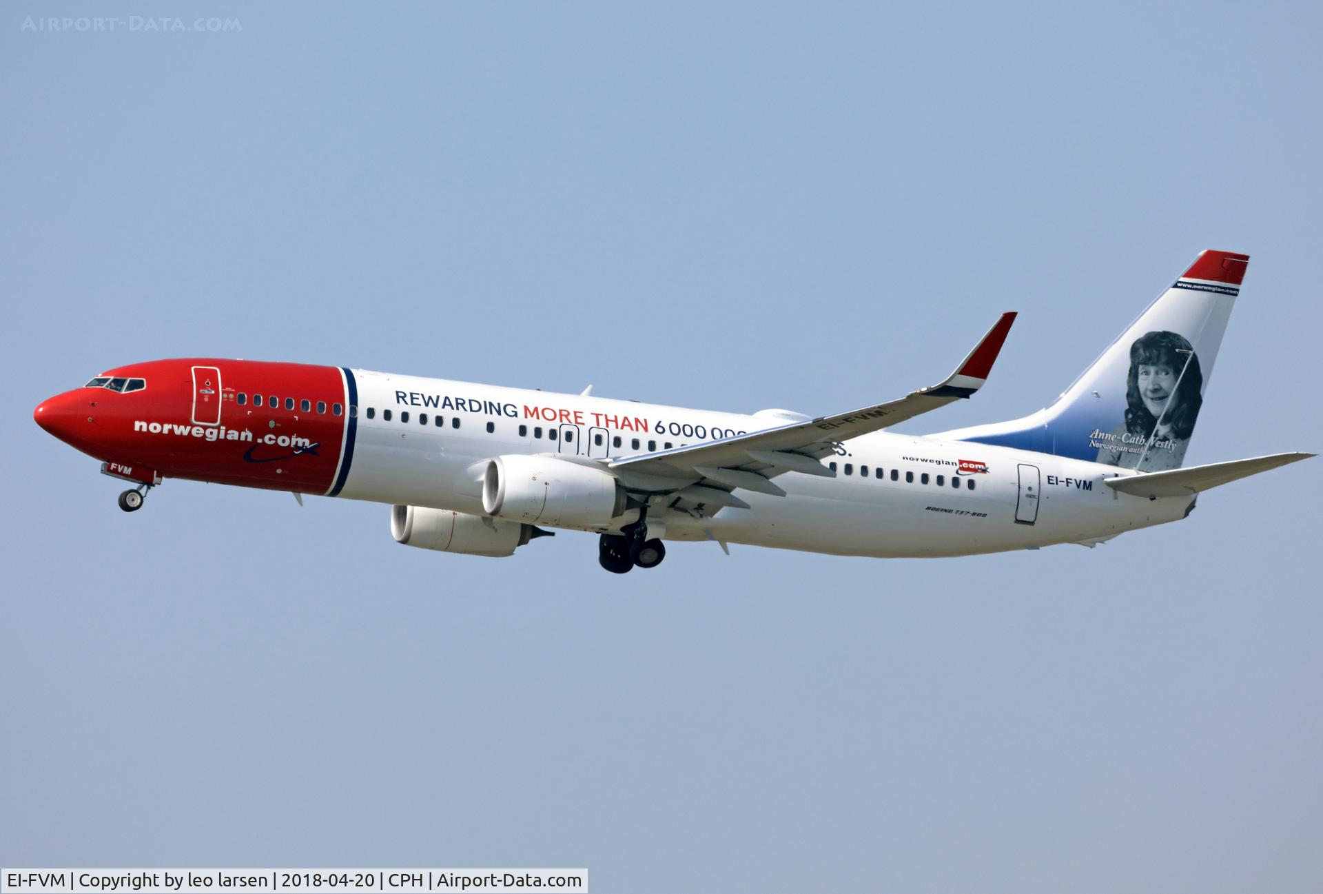 EI-FVM, 2017 Boeing 737-8JP C/N 42277, Copenhagen 20.4.2018