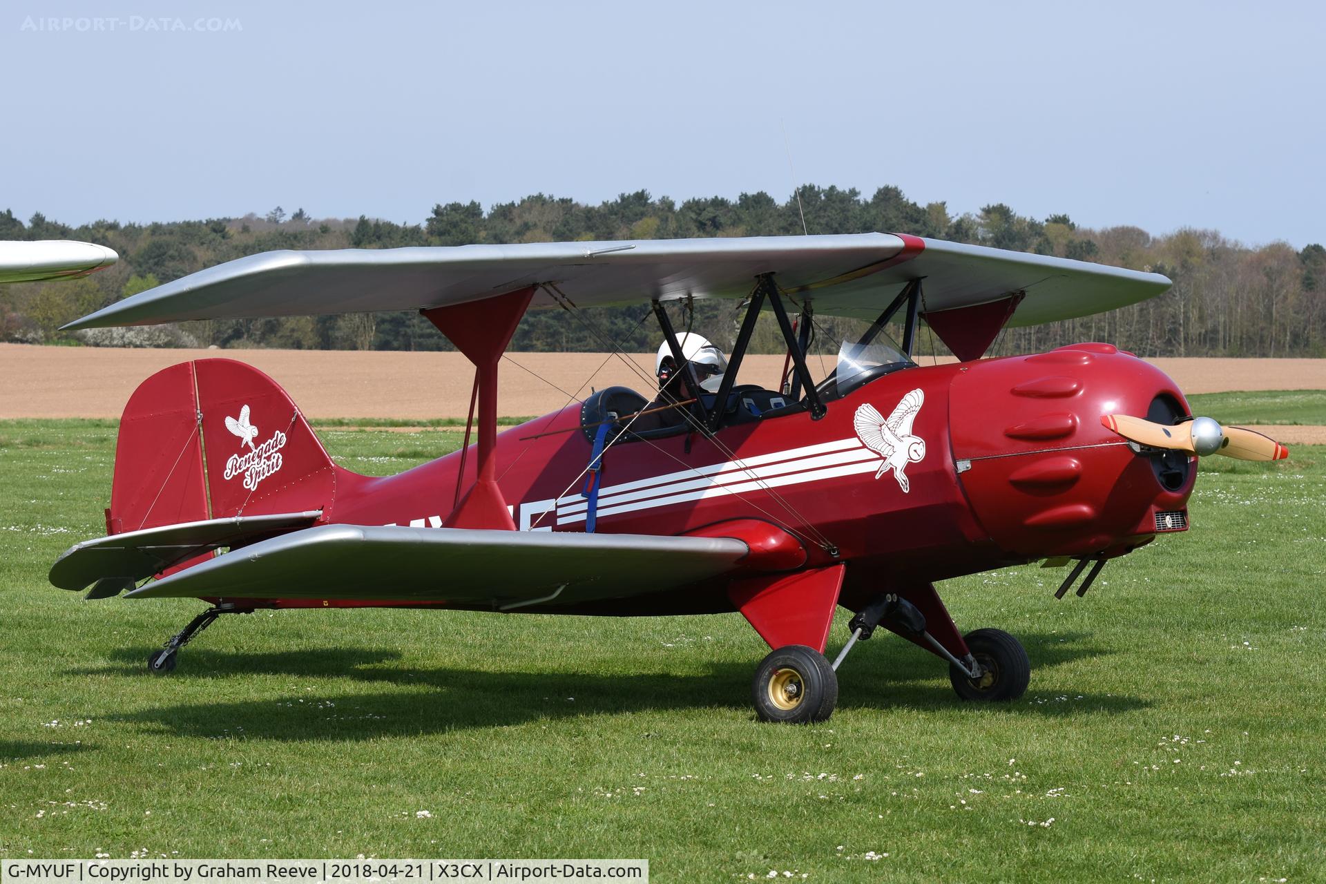 G-MYUF, 1995 Murphy Renegade Spirit UK C/N PFA 188-12795, About to depart from Northrepps.