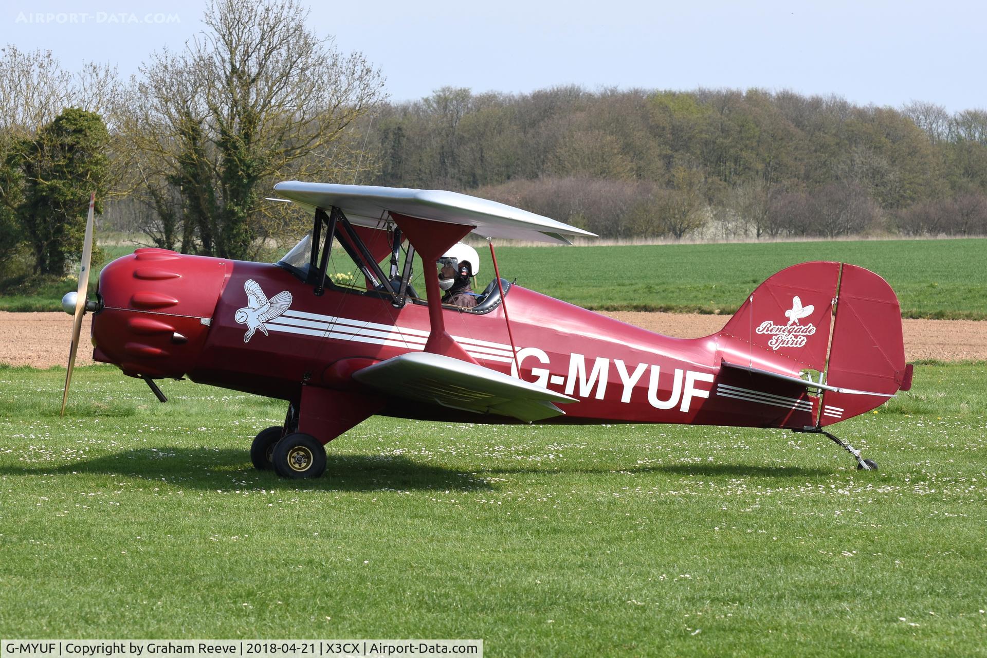 G-MYUF, 1995 Murphy Renegade Spirit UK C/N PFA 188-12795, About to depart from Northrepps.