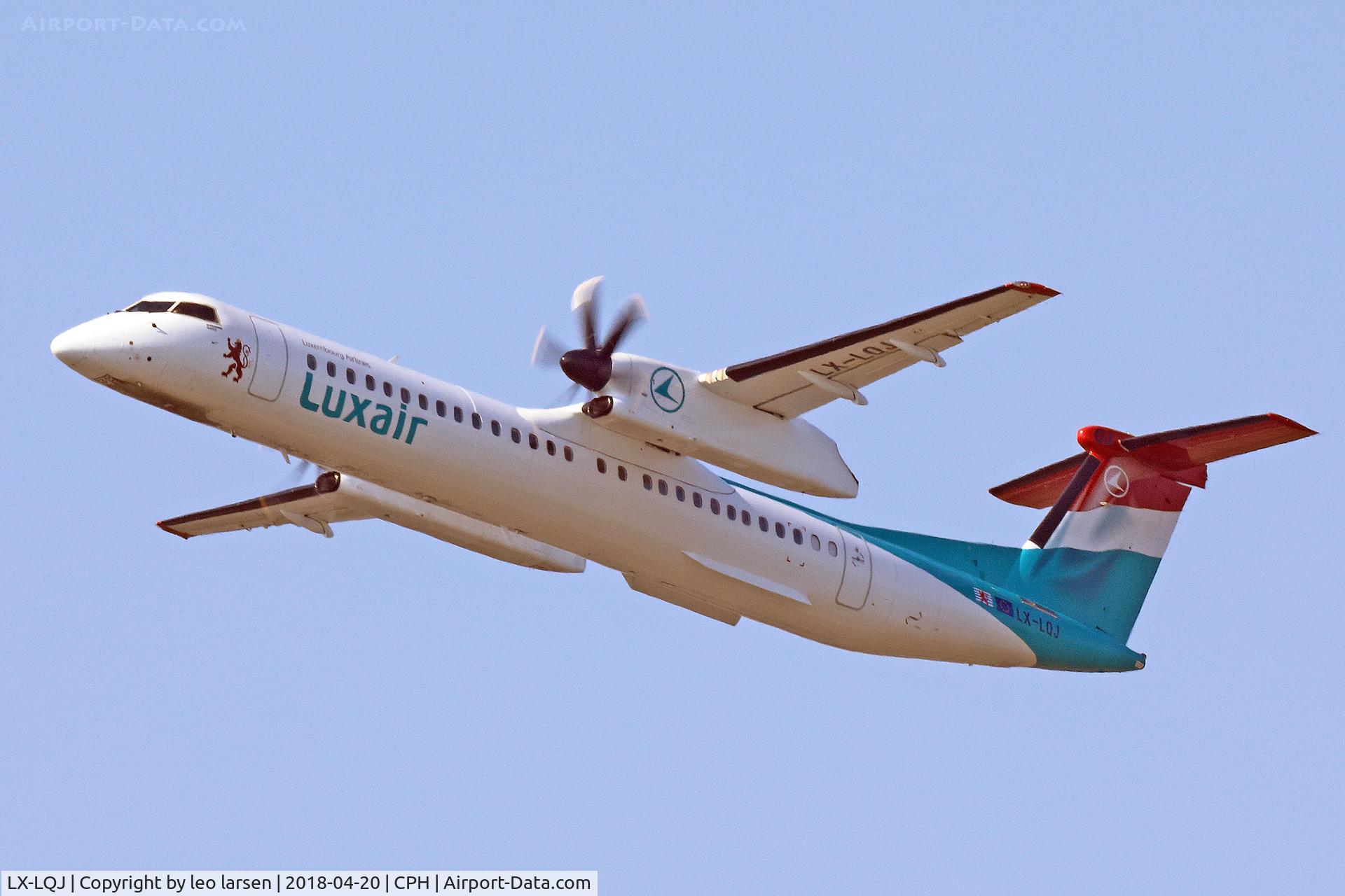 LX-LQJ, 2017 De Havilland Canada DHC-8-402Q Dash 8 C/N 4562, Copenhagen 20.4.2018