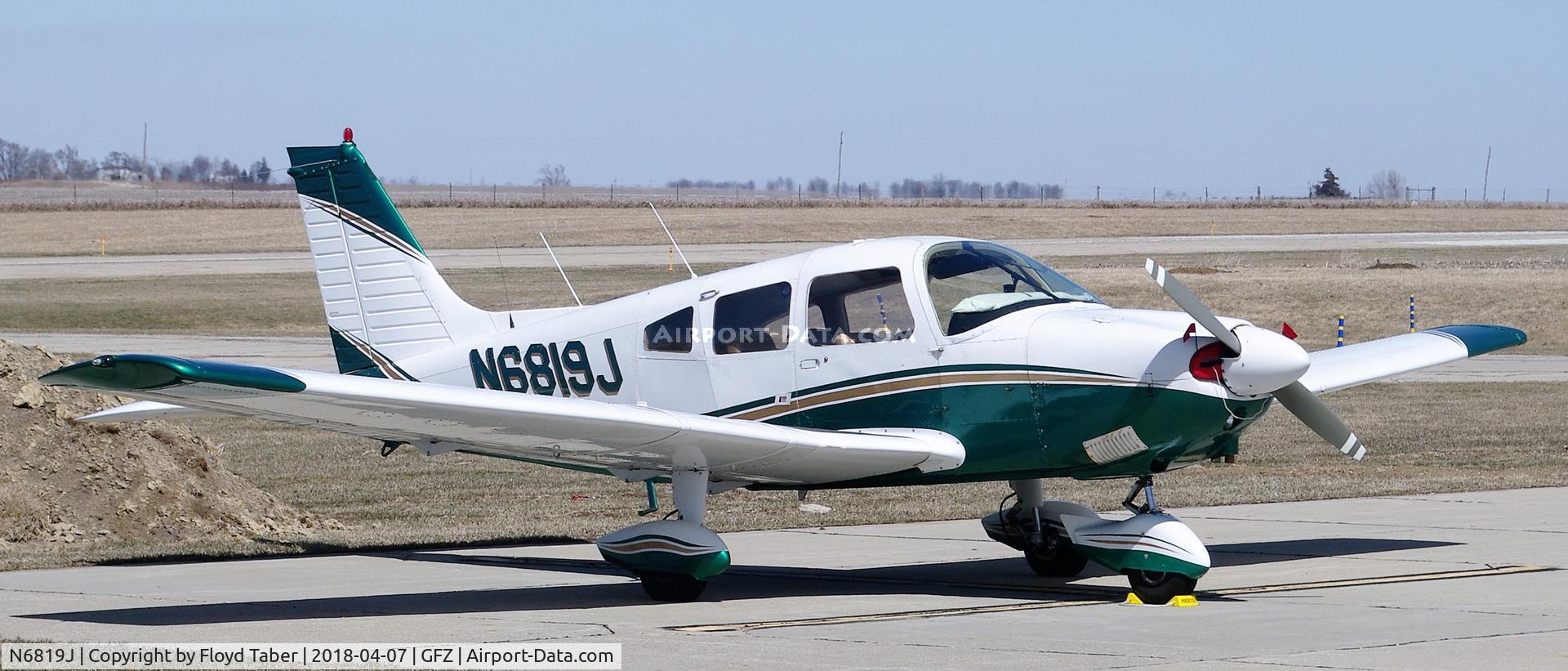 N6819J, 1976 Piper PA-28-181 Archer C/N 28-7690402, Last one to leave the Chili Fly in the Iowa Aviation Museum