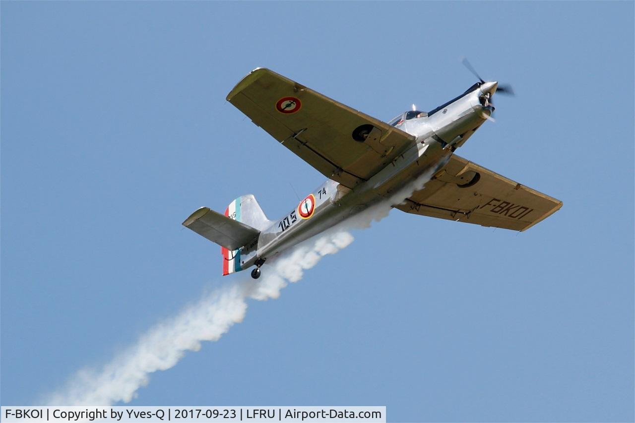 F-BKOI, Morane-Saulnier MS-733 Alcyon C/N 74, Morane-Saulnier MS-733 Alcyon, On display, Morlaix-Ploujean airport (LFRU-MXN) Air show 2017