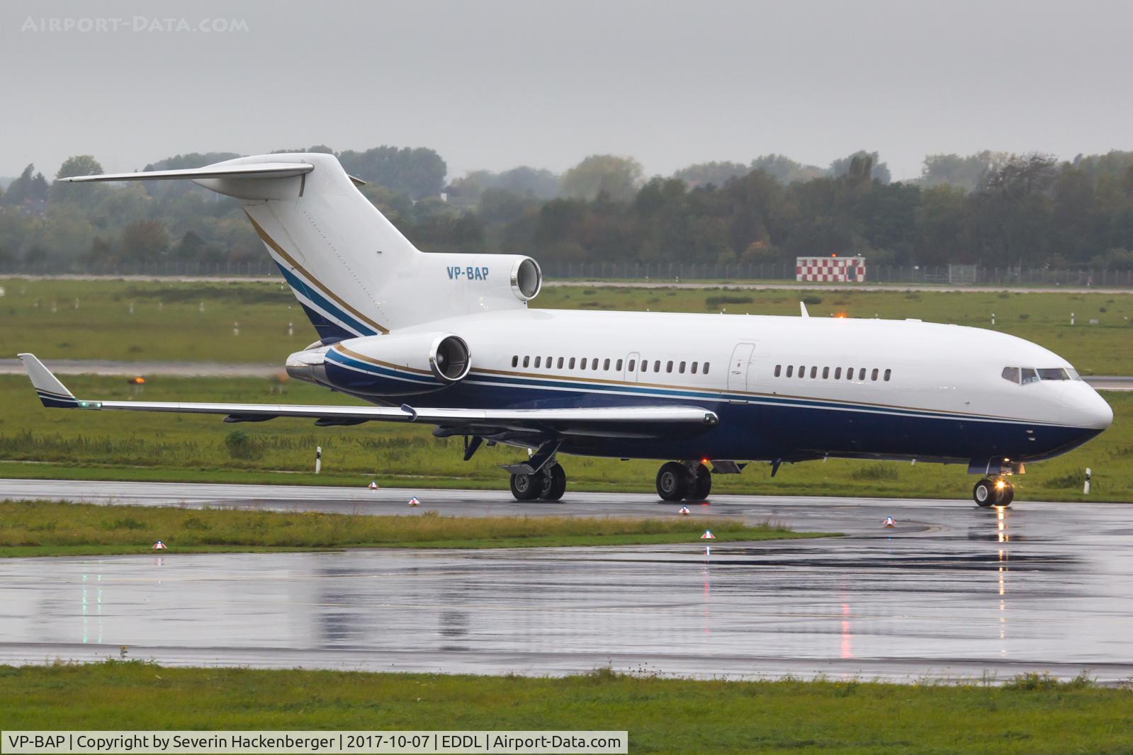 VP-BAP, 1967 Boeing 727-21 C/N 19260, Taxiing at DUS.