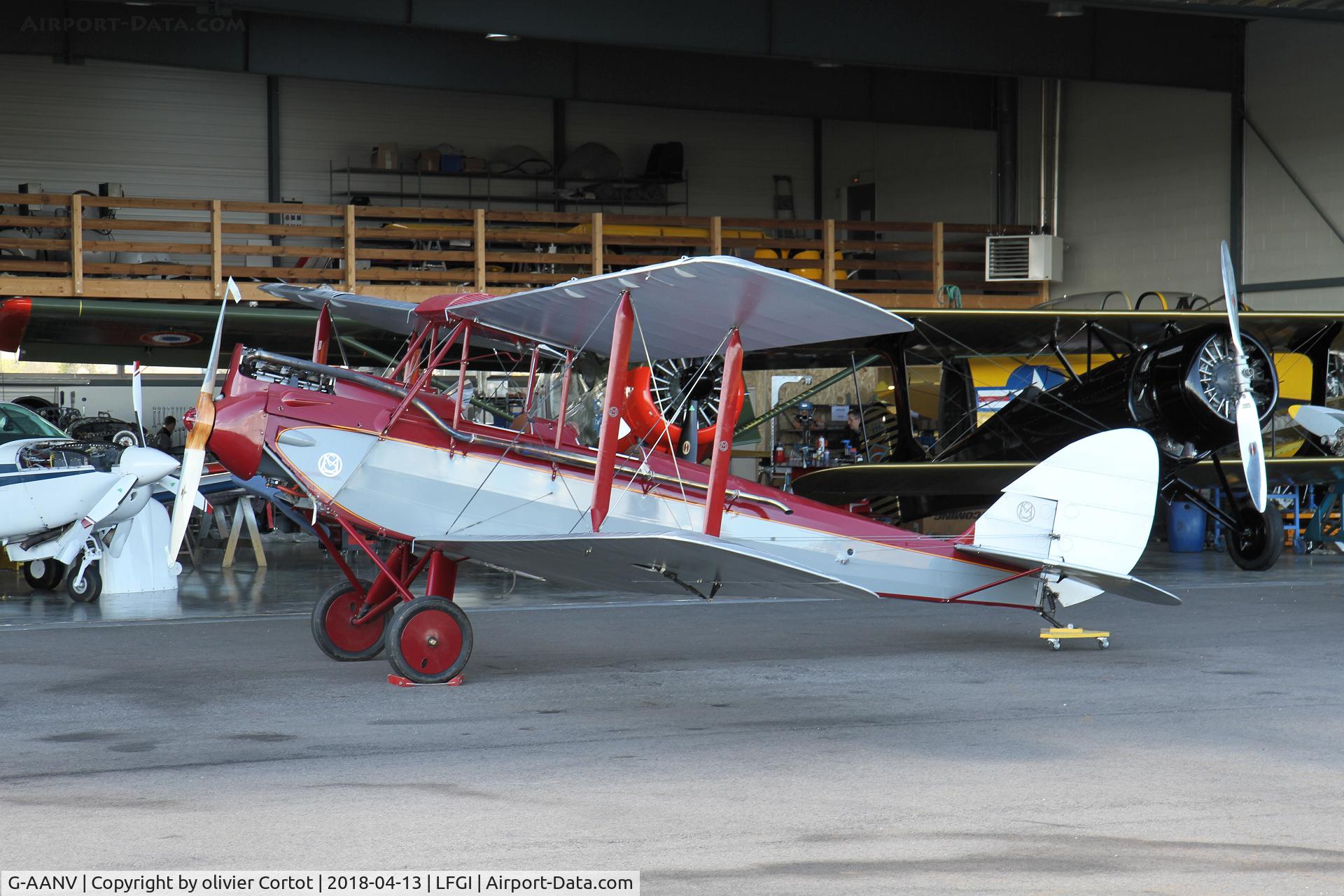 G-AANV, 1931 Morane-Saulnier MS-60 Moth C/N 13, maintenance in Dijon