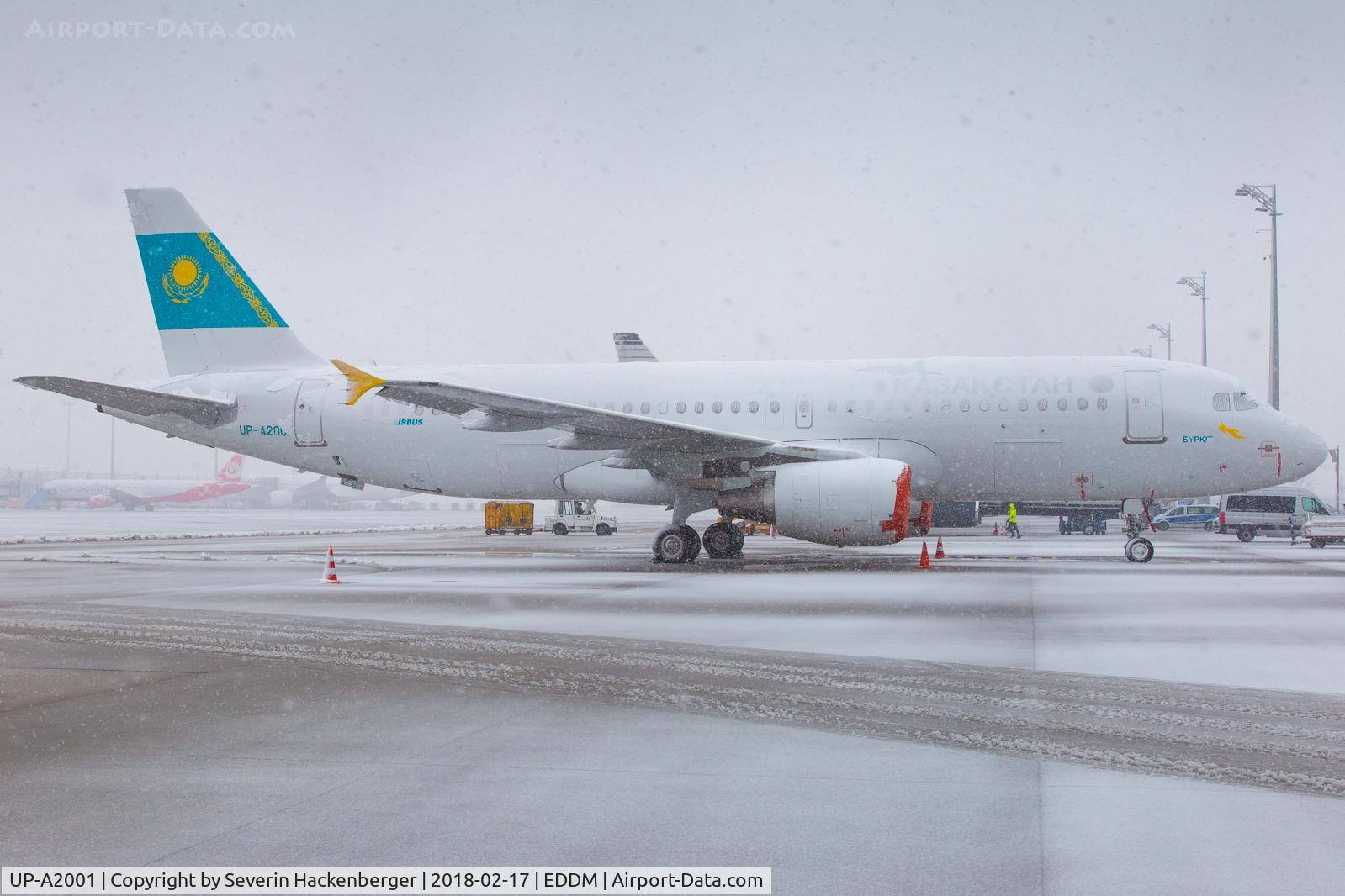 UP-A2001, 2007 Airbus A320-214 C/N 3199, Visitor of MSC 2018.