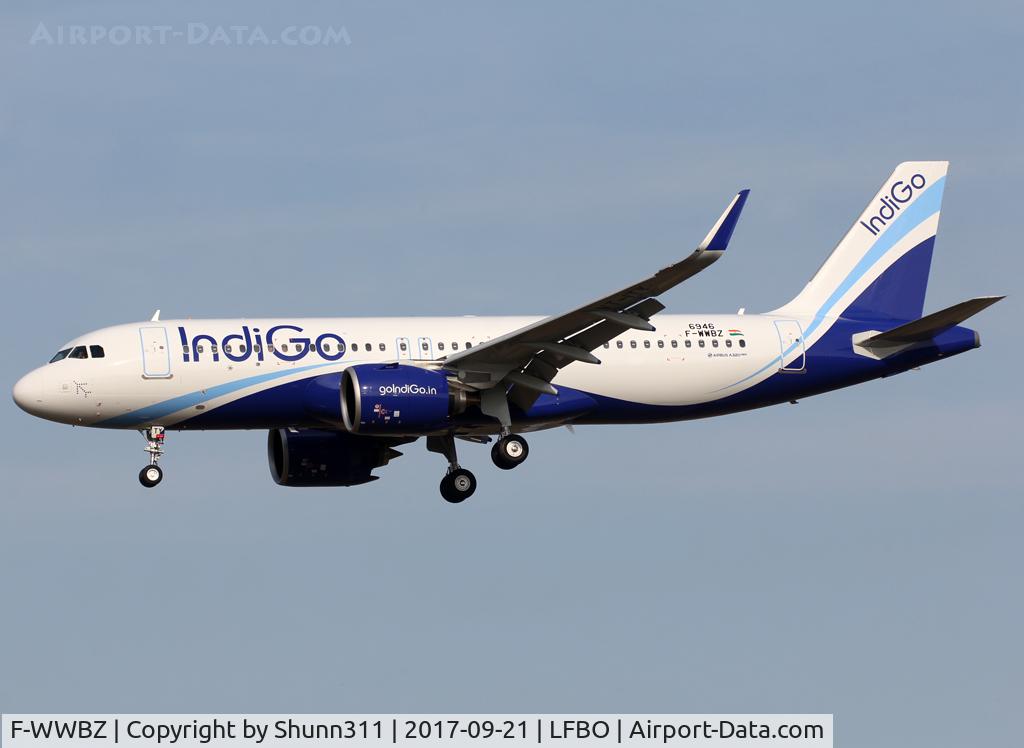 F-WWBZ, 2016 Airbus A320-271N C/N 6946, C/n 6946 - To be VT-ITY