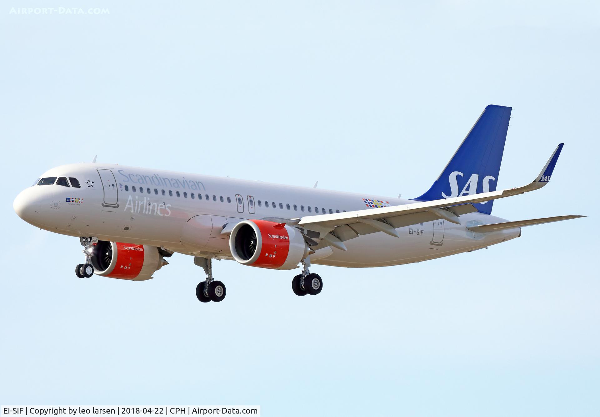 EI-SIF, 2018 Airbus A320-251N C/N 8109, Copenhagen 22.4.2018 L/R R-22L