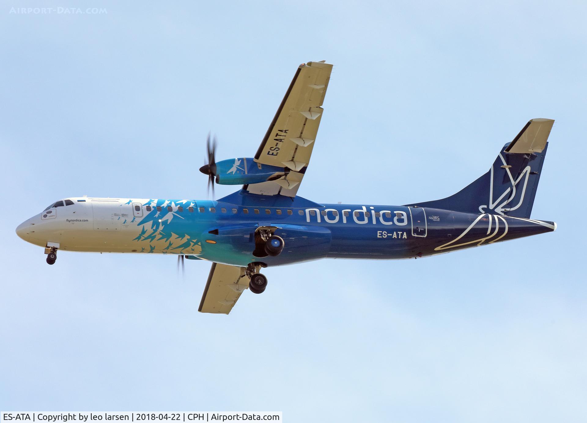 ES-ATA, 2012 ATR 72-600 (72-212A) C/N 1038, Copenhagen 22.4.2018 L/D 04R