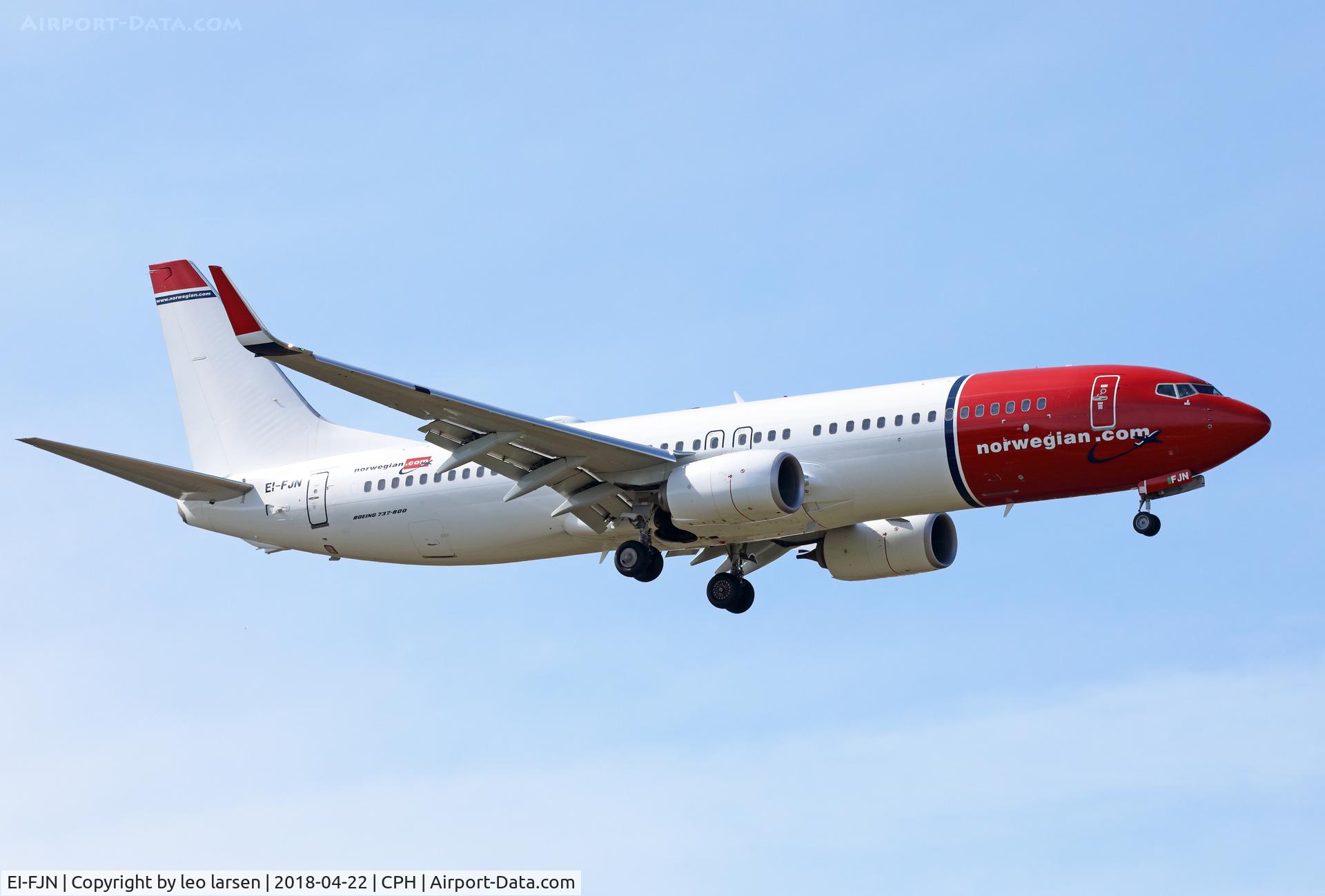 EI-FJN, 2016 Boeing 737-8JP C/N 41152, Copenhagen 22.4.2018 L/D R-04L
