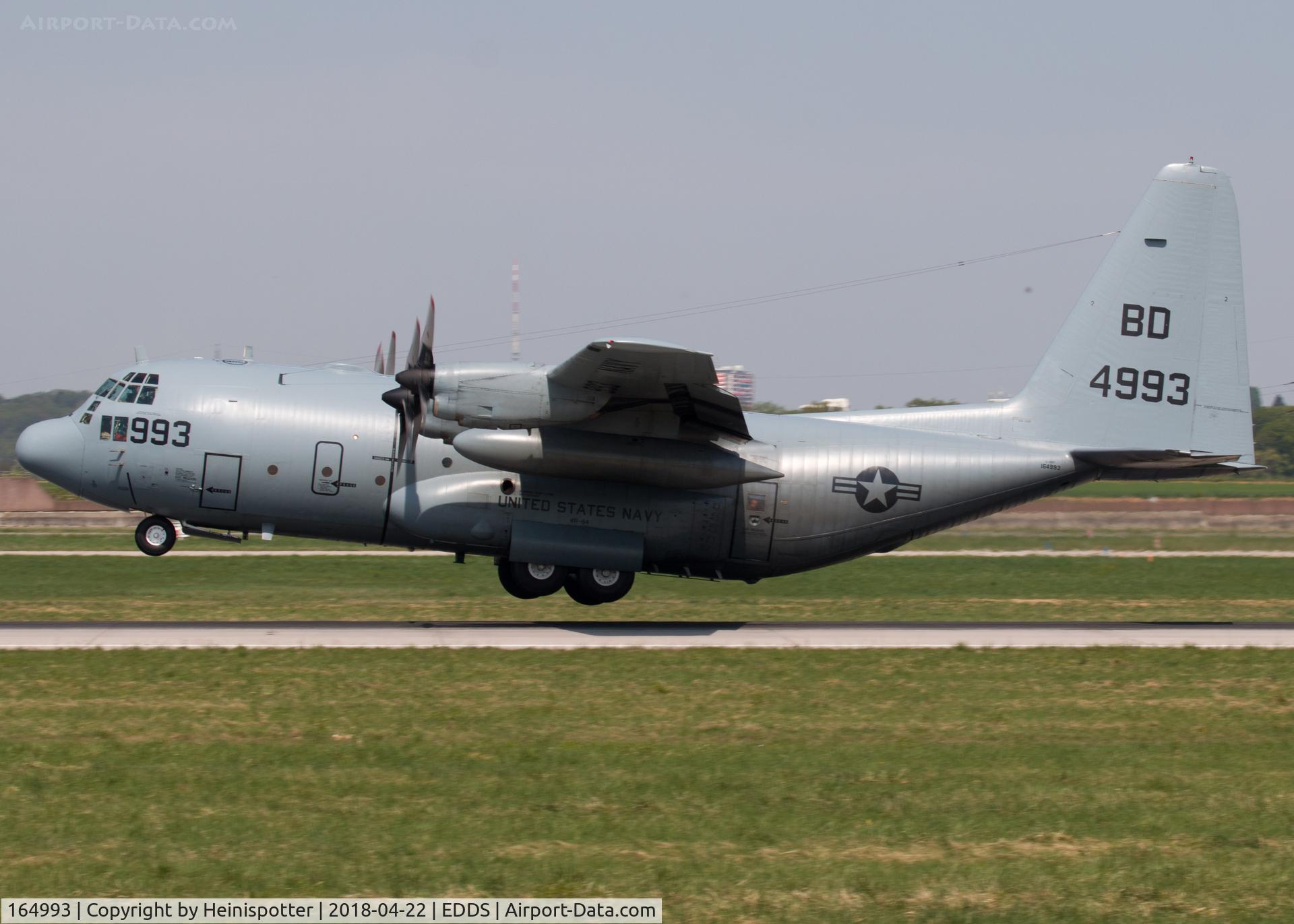 164993, 1992 Lockheed KC-130T Hercules C/N 382-5298, 164993 at Stuttgart Airport.