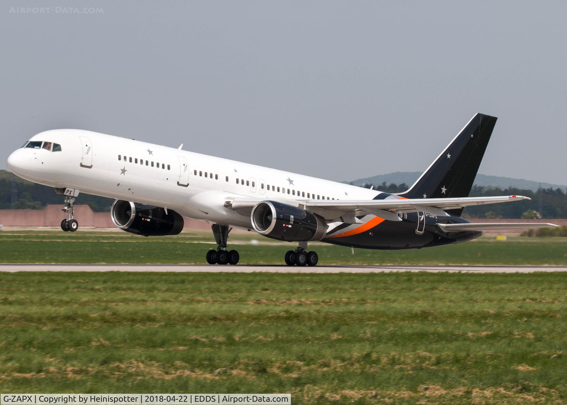 G-ZAPX, 2000 Boeing 757-256 C/N 29309, G-ZAPX at Stuttgart Airport.