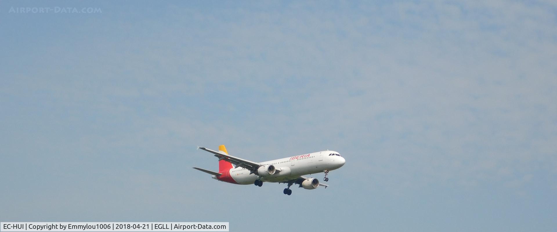 EC-HUI, 1999 Airbus A321-211 C/N 1027, FROM TERMINAL 5