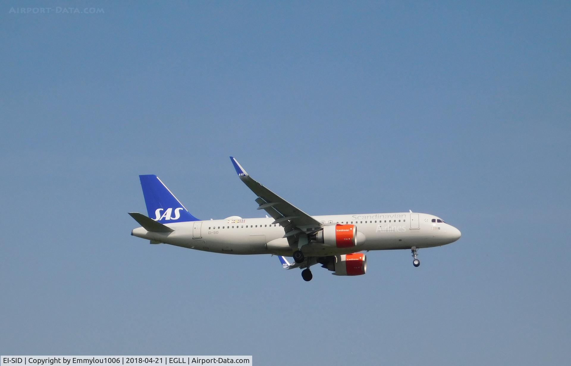 EI-SID, 2017 Airbus A320-251N C/N 8031, FROM TERMINAL 5